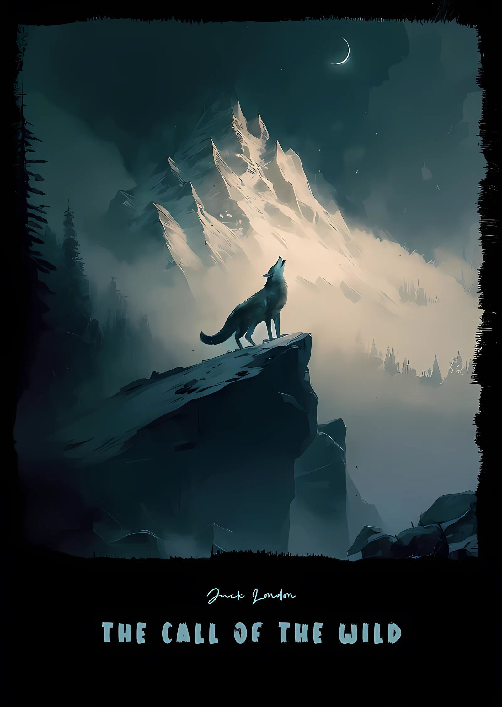 The Call of the Wild metal tablo