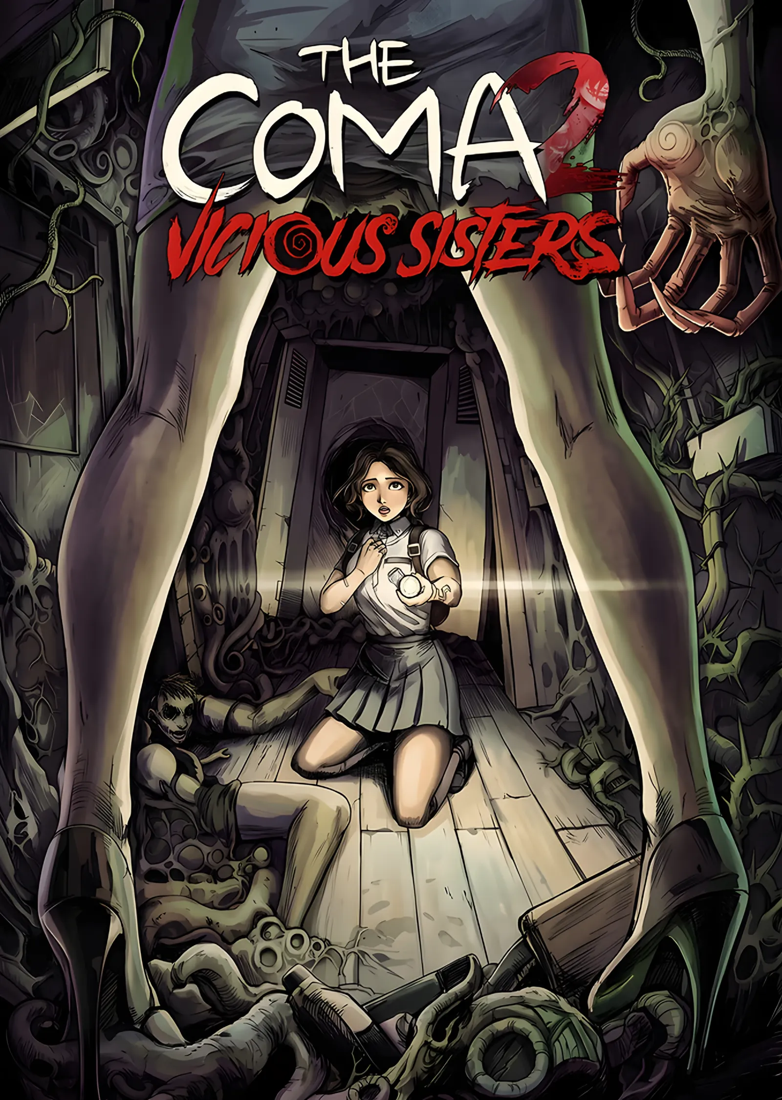 The Coma 2 Vicious Sisters: Devasa Gölge metal tablo