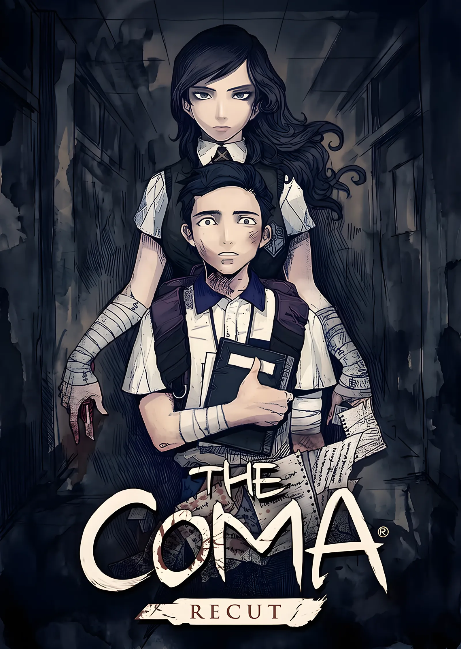 The Coma Recut: Sırtta Taşınan Öğrenci metal tablo