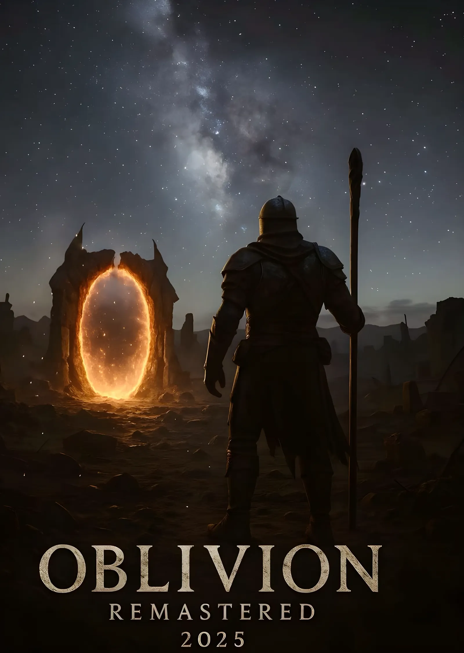 The Elder Scrolls IV: Oblivion Remastered metal tablo