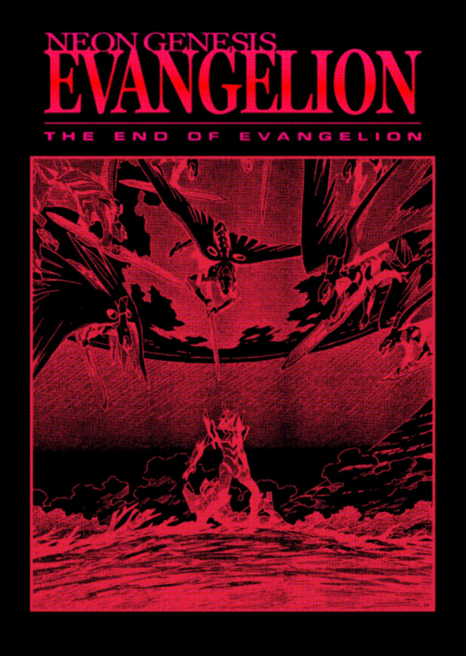 The End of Evangelion - Kızıl Deniz metal tablo