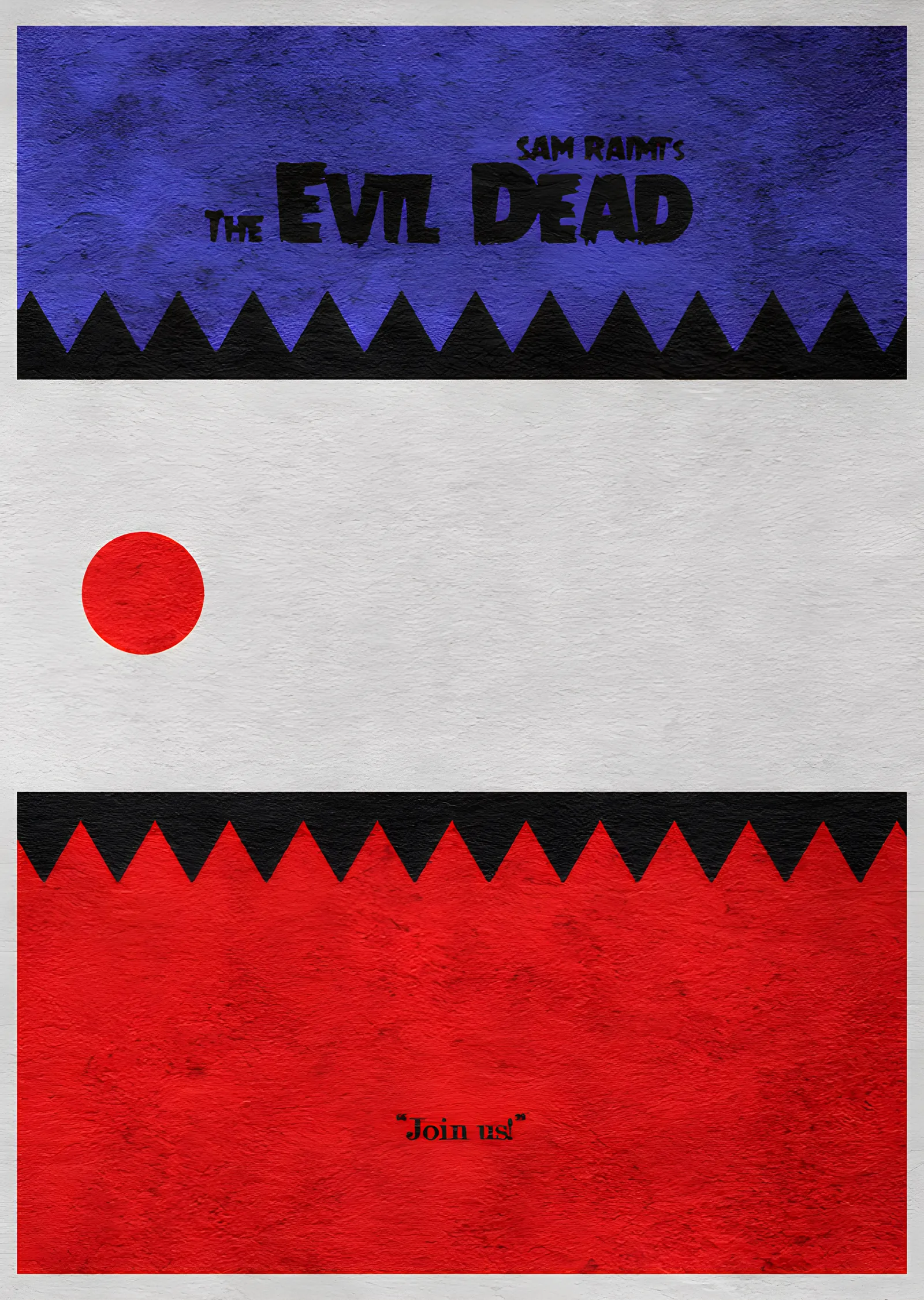 The Evil Dead metal tablo