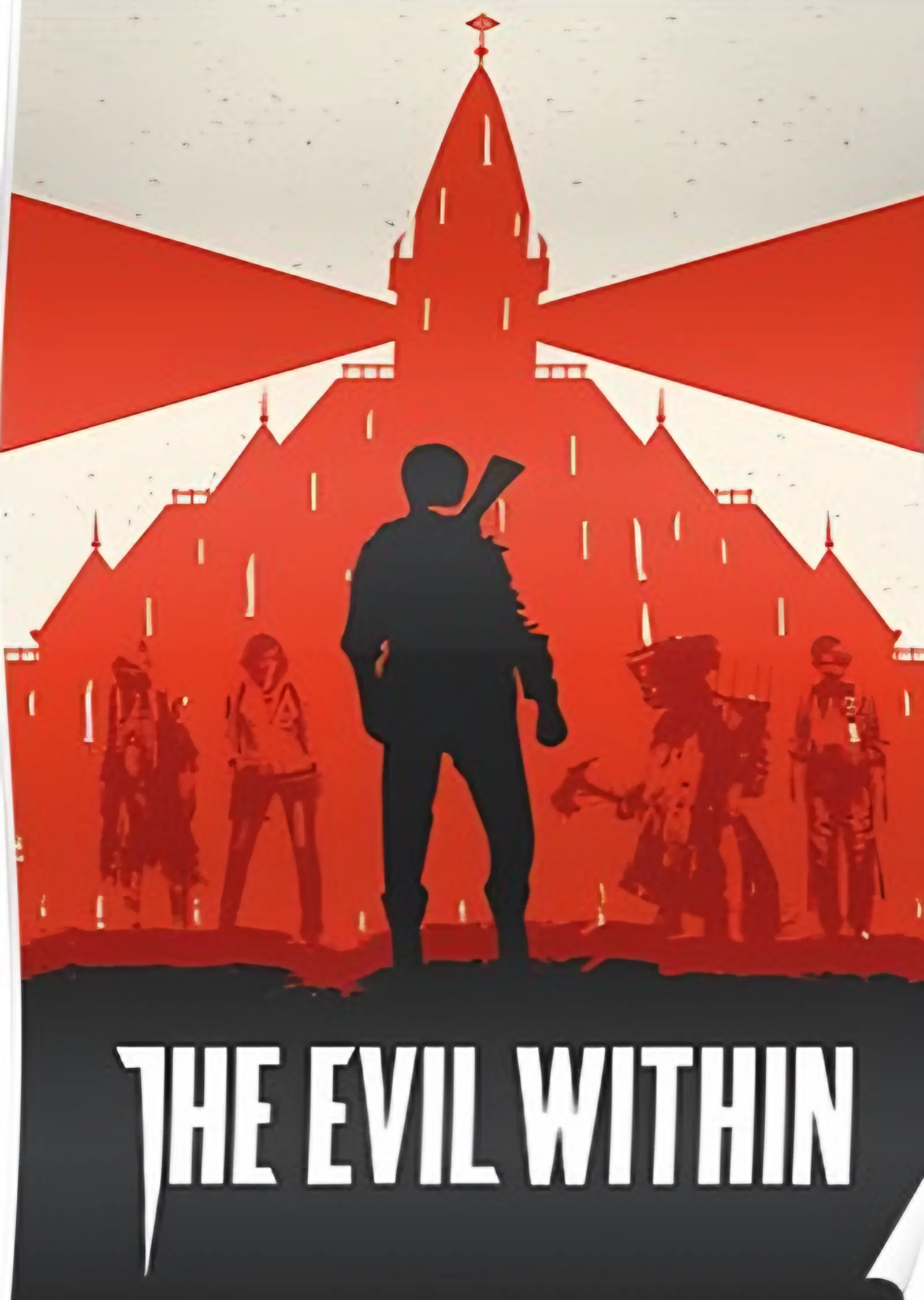 The Evil Within: Kızıl Kilise metal tablo