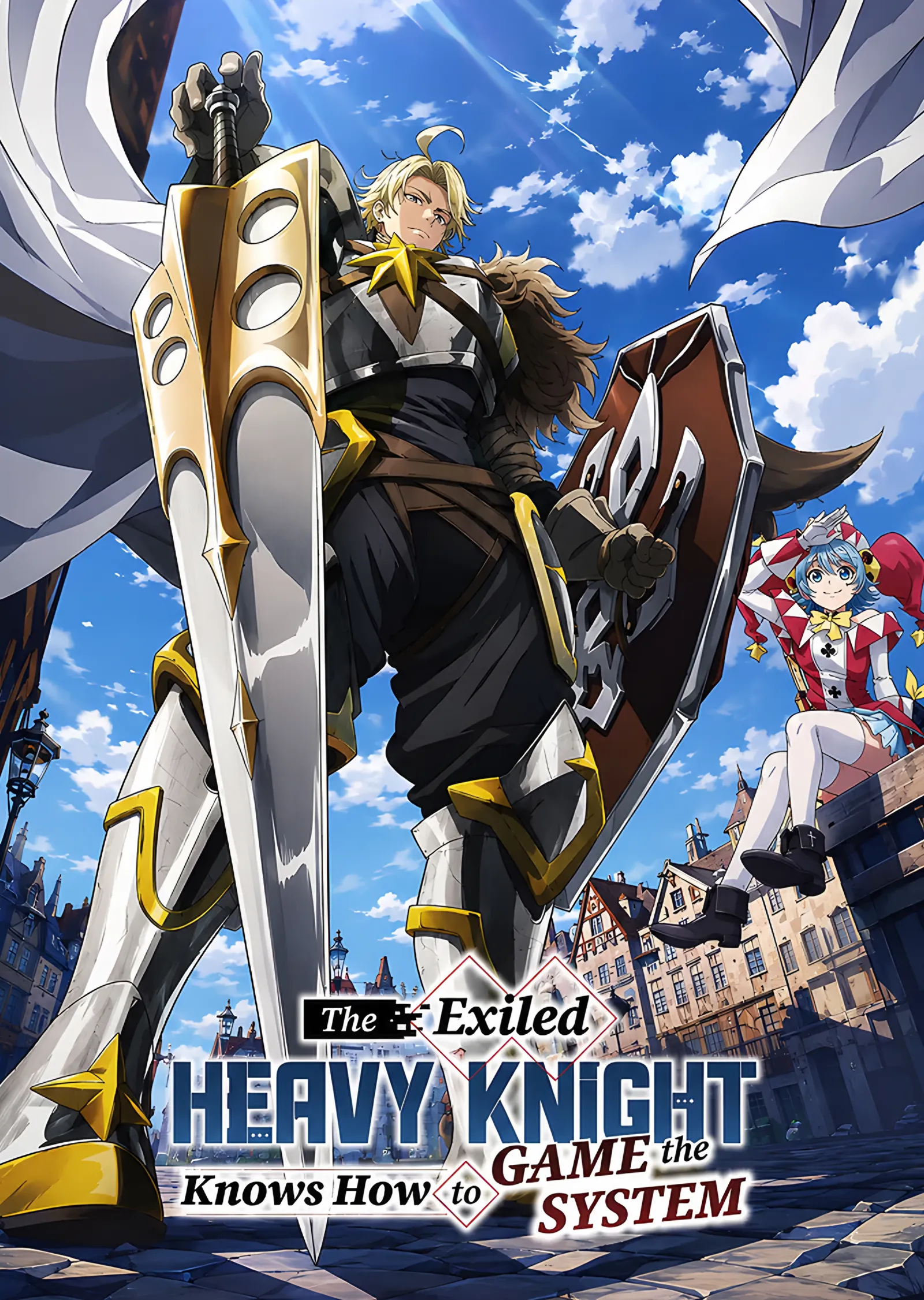 The Exiled Heavy Knight: Dev Kılıçla Kasabada metal tablo
