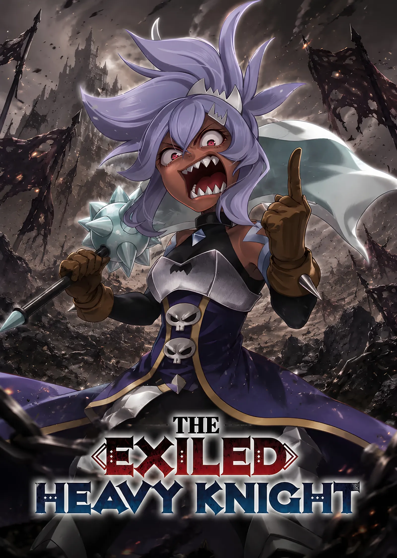 The Exiled Heavy Knight: Kahkaha Atan Kahraman metal tablo