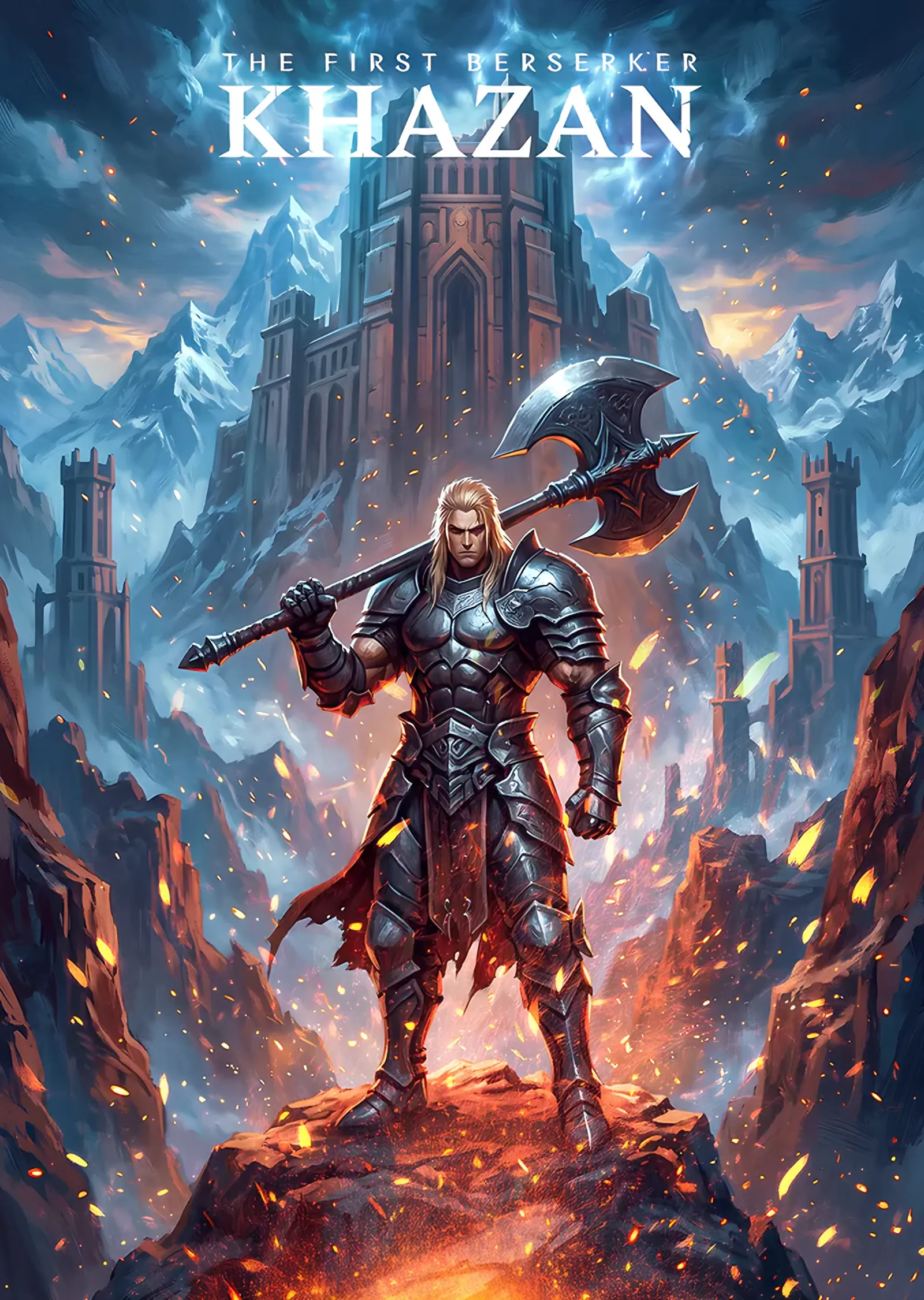 The First Berserker Khazan: Kaledeki Baltalı Savaşçı metal tablo