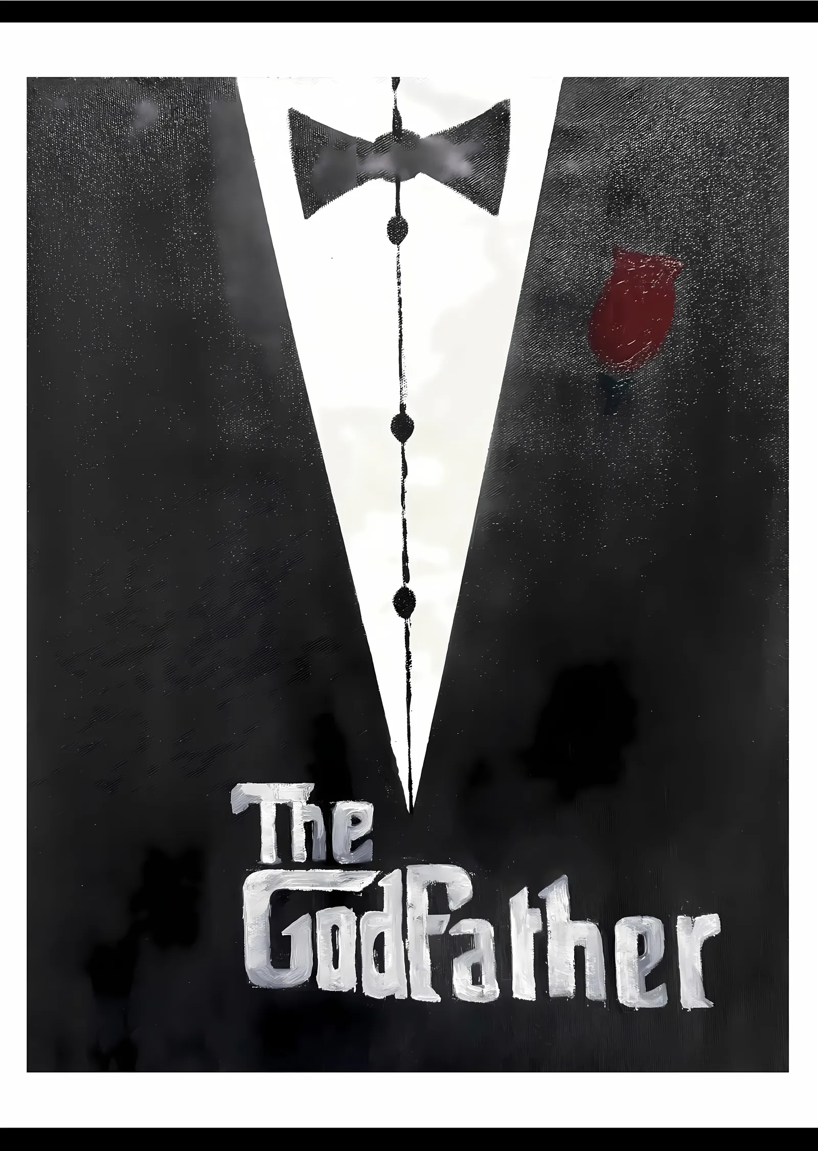 The Godfather - Baba (Siyah Smokin, Kanlı Gömlek Yakası) metal tablo