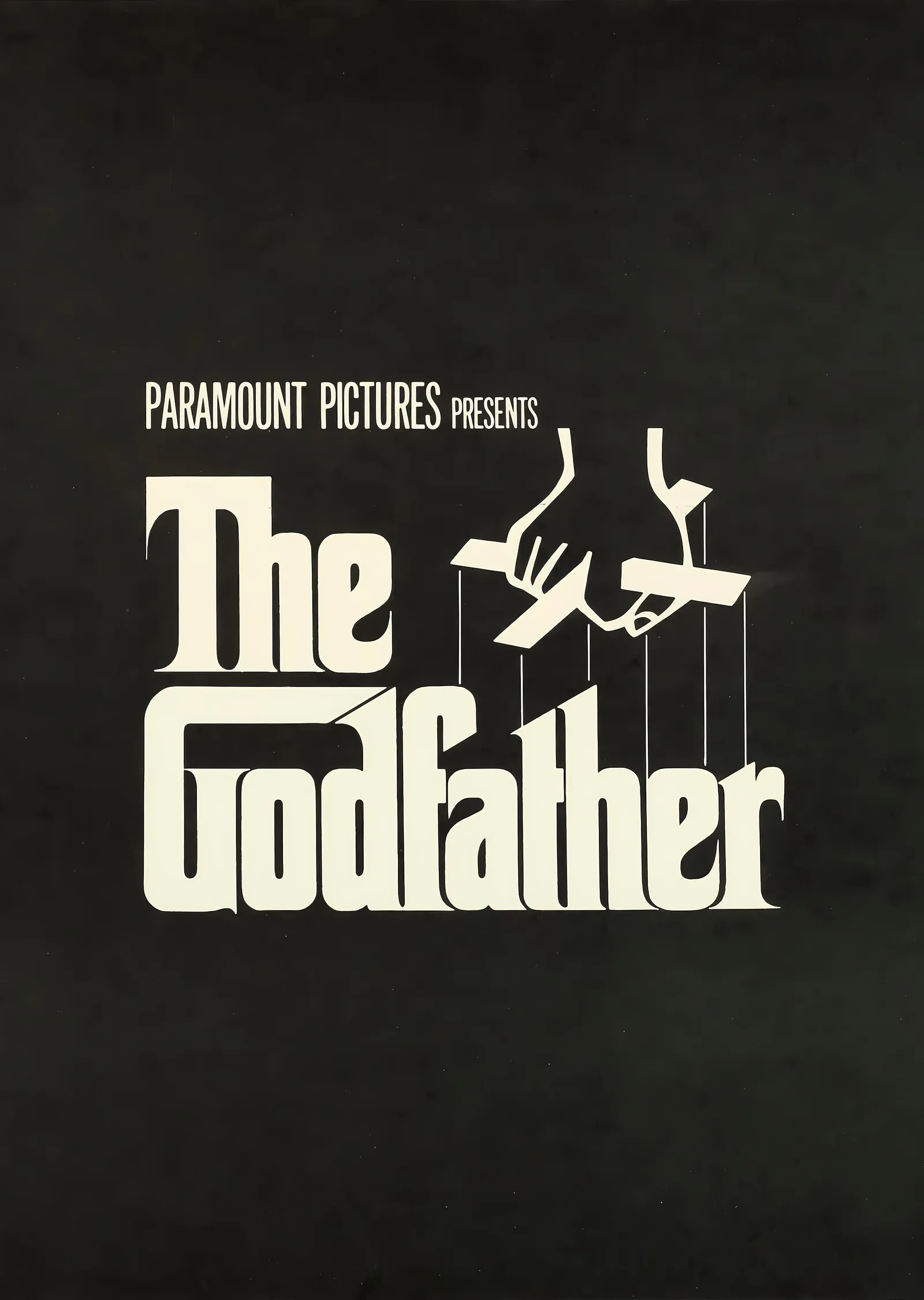 The Godfather - Baba, Siyah Fondaki Kukla Figürü metal tablo