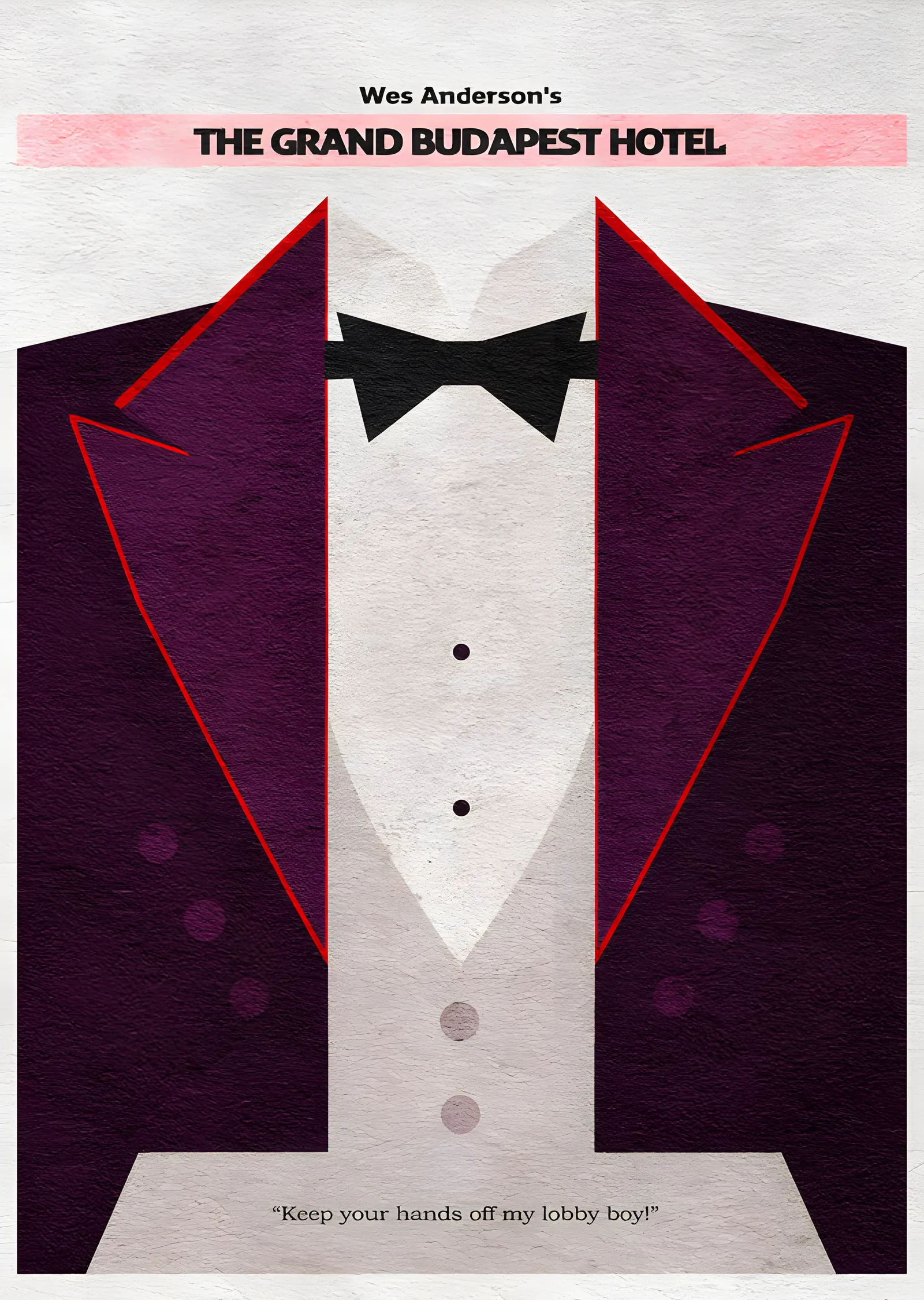 The Grand Budapest Hotel metal tablo