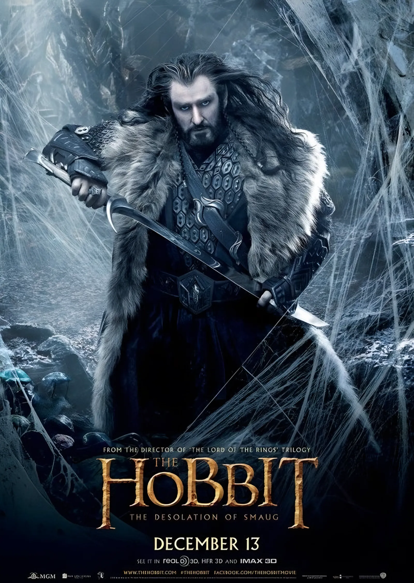 The Hobbit The Desolation of Smaug metal tablo