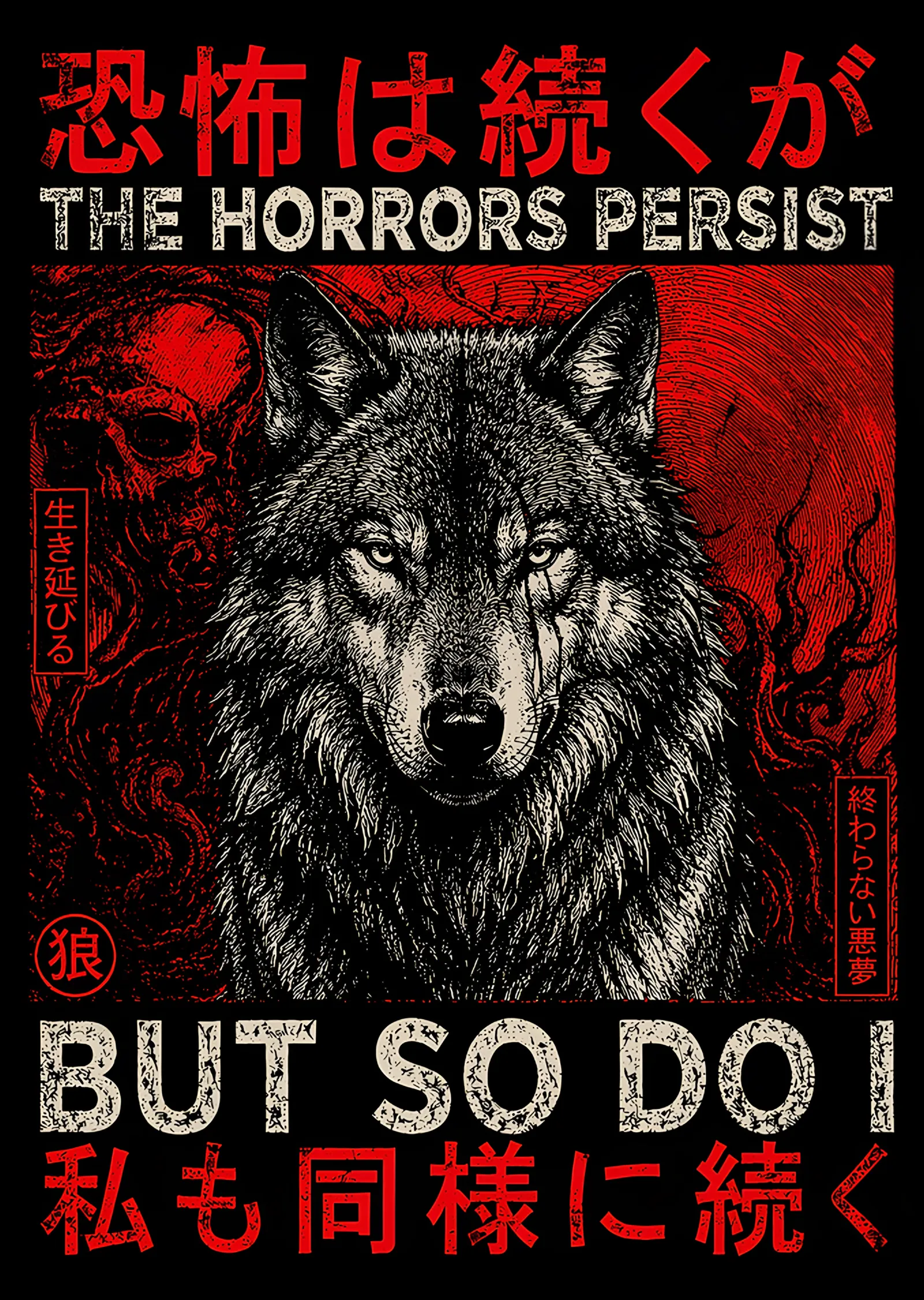 The Horrors Persist But So Do I: Kurt Portresi metal tablo