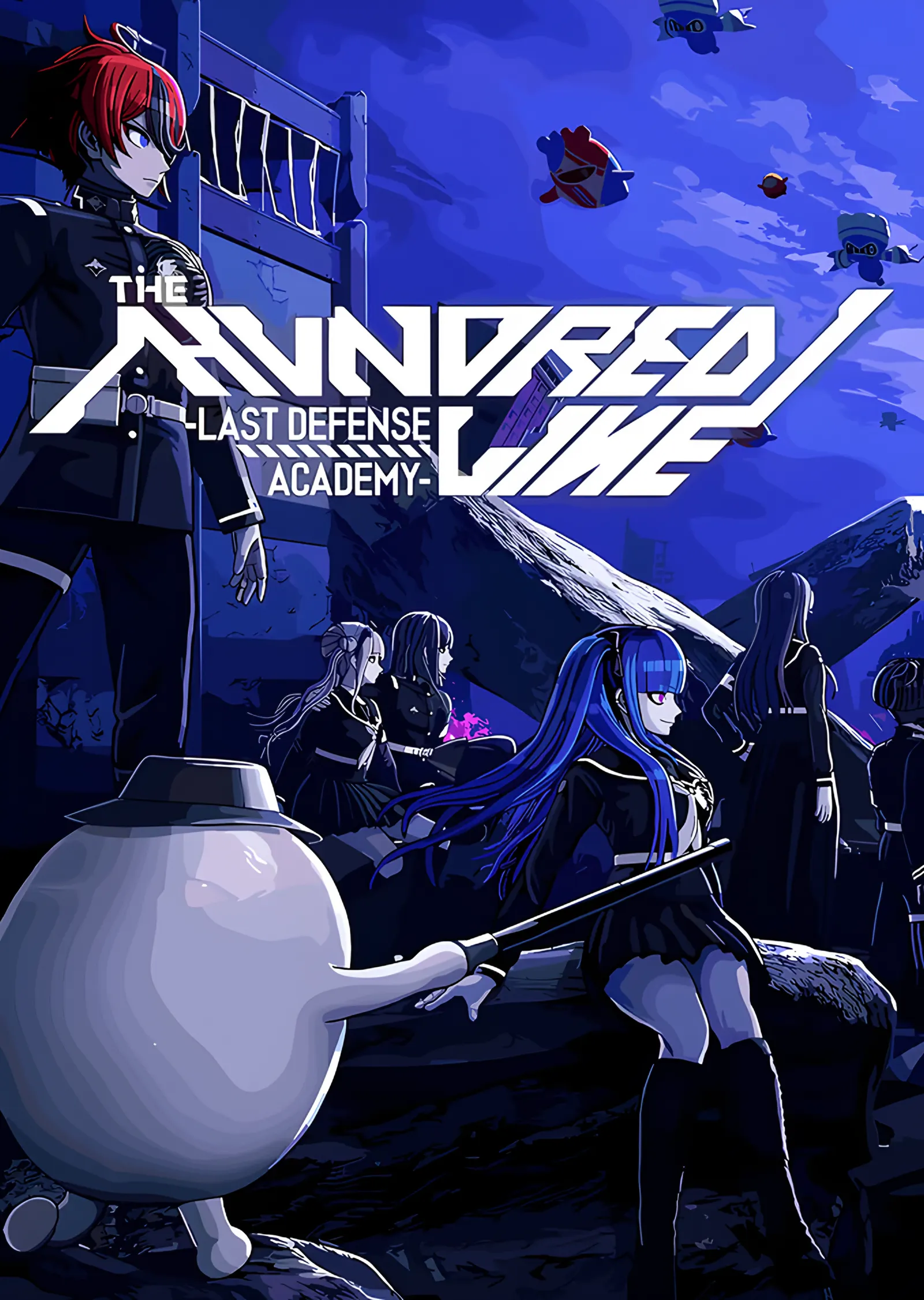 The Hundred Line: Mavi Gecede Savunma Ekibi metal tablo