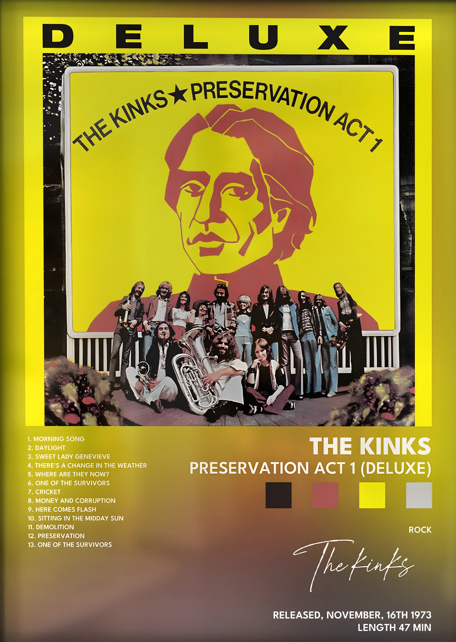The Kinks: Preservation Act 1 (Deluxe) metal tablo
