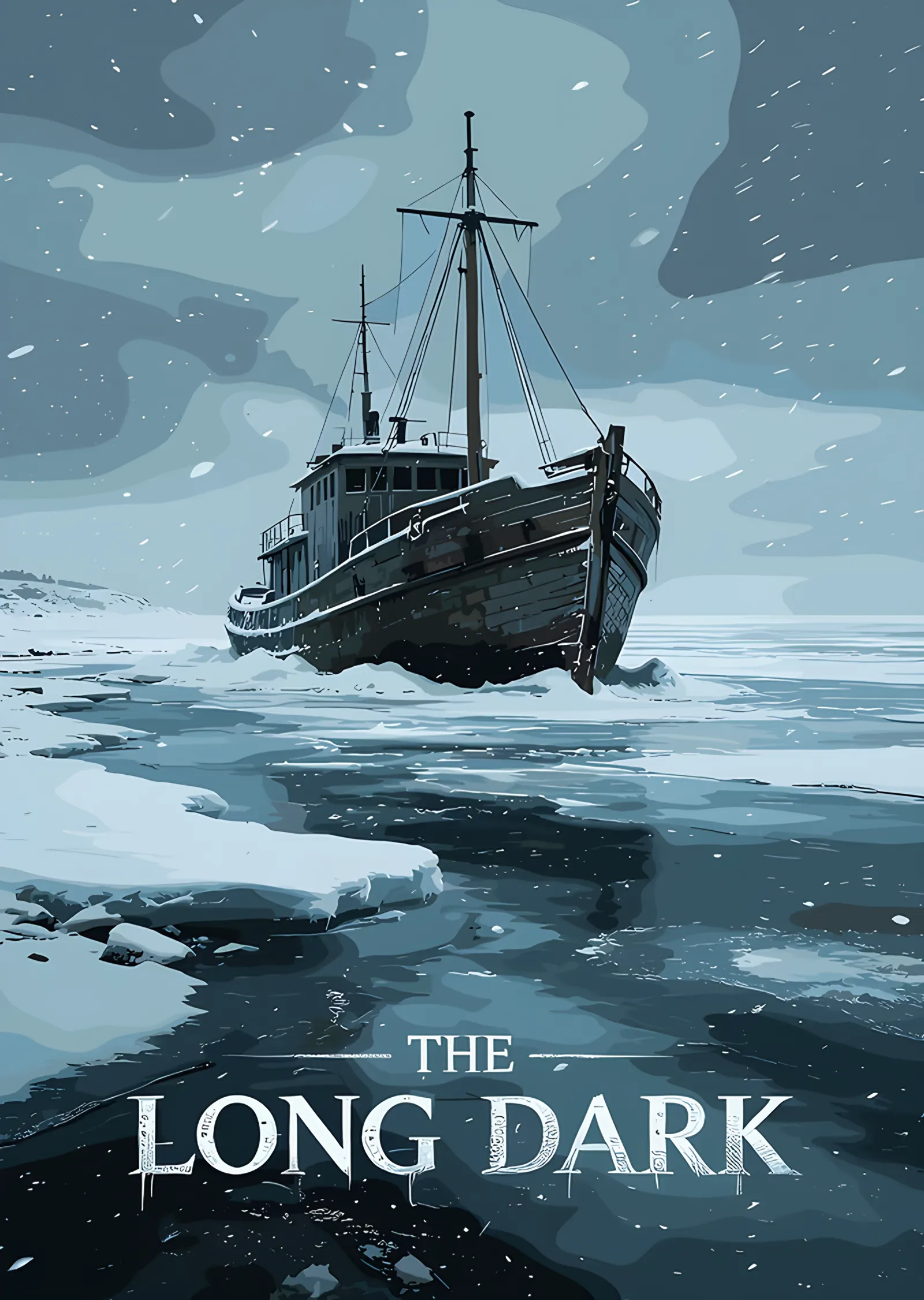 The Long Dark: Buzda Kalan Gemi metal tablo
