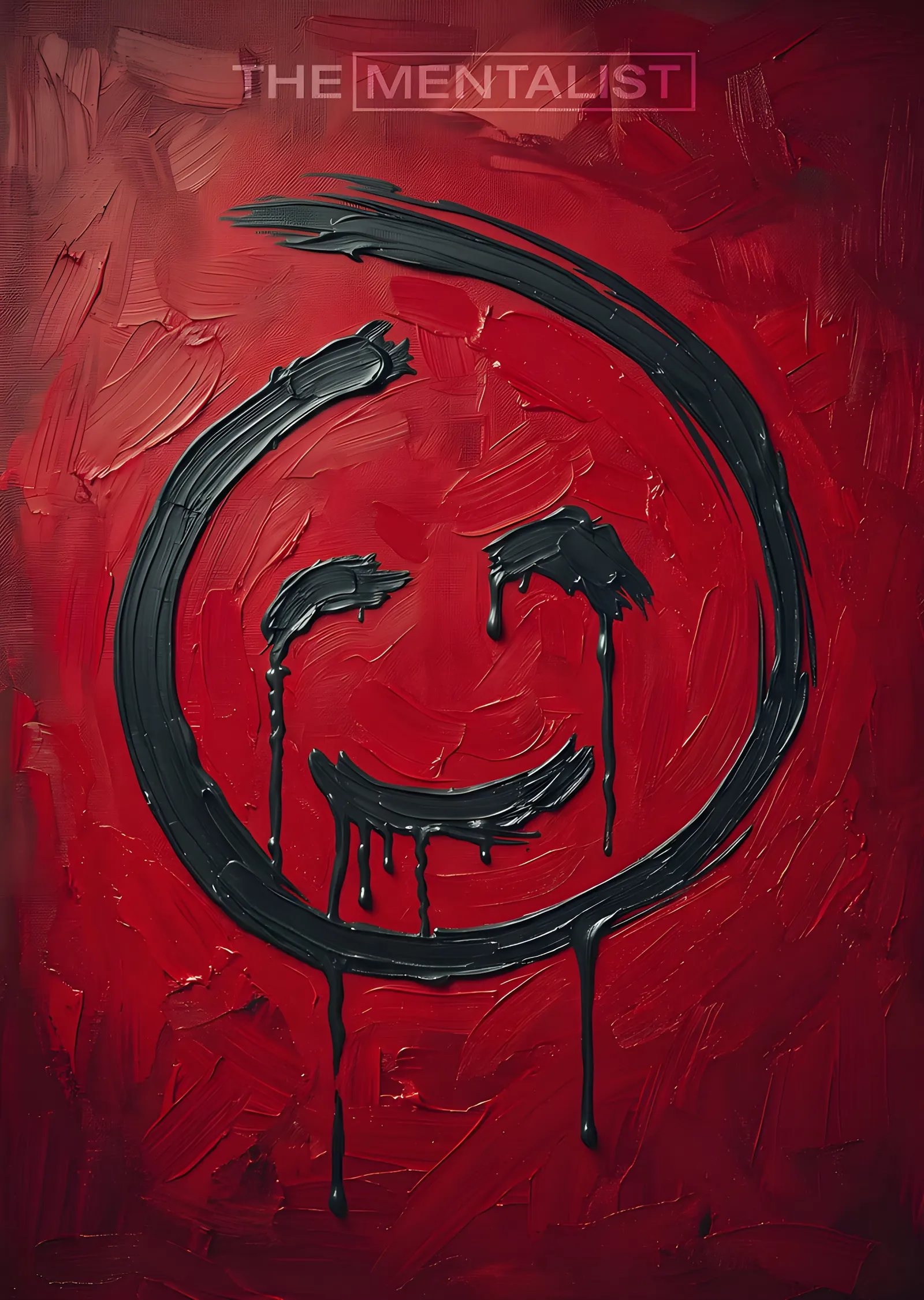 The Mentalist: Kanlı Gülen Yüz metal tablo