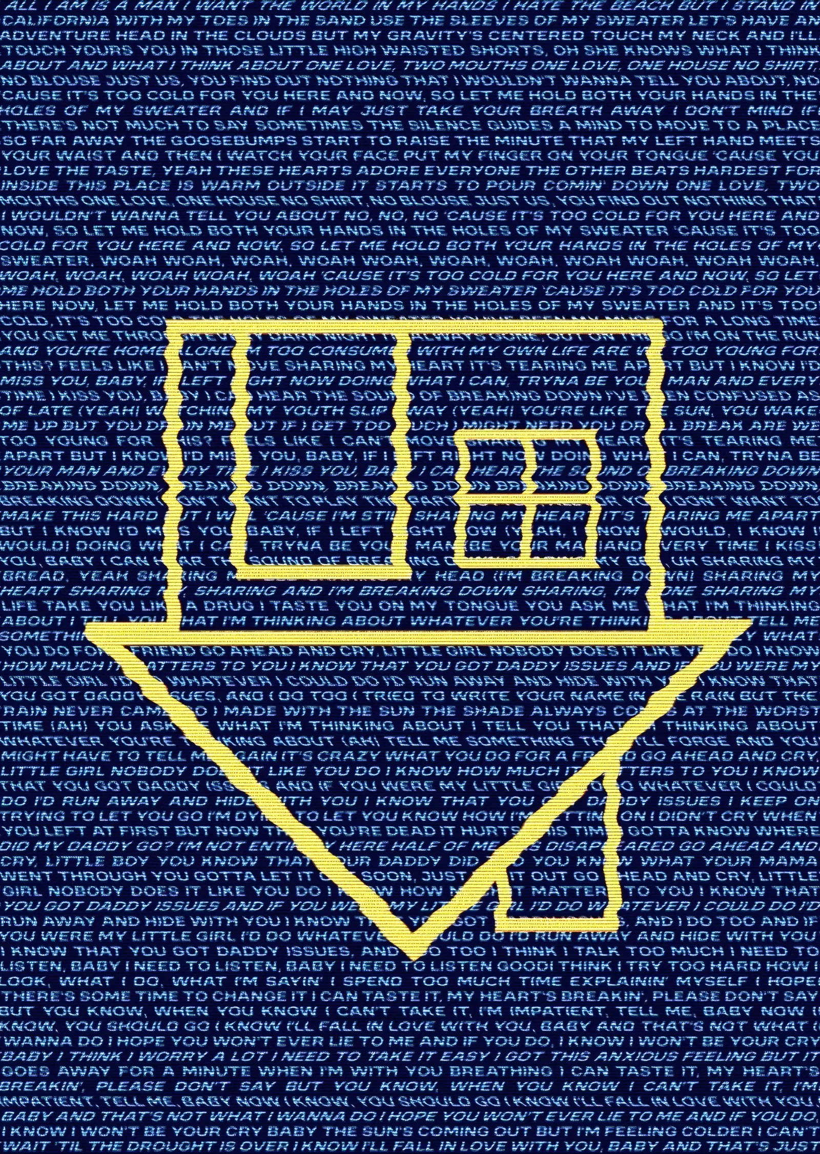 The Neighbourhood: Sözlerden Ok İşareti metal tablo