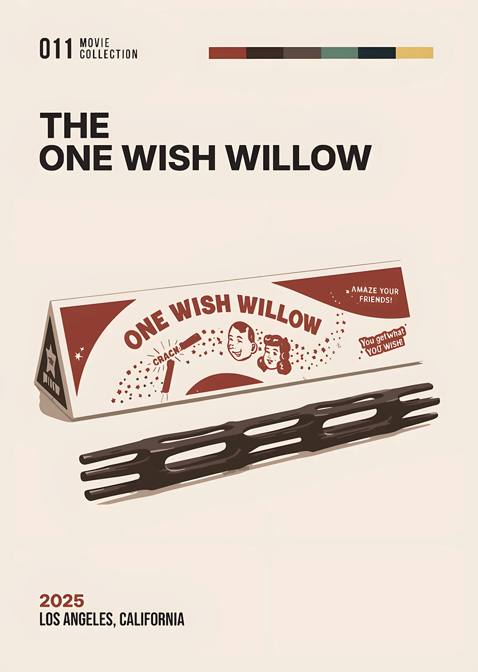 The One Wish Willow: Sakız Paketi Afişi metal tablo