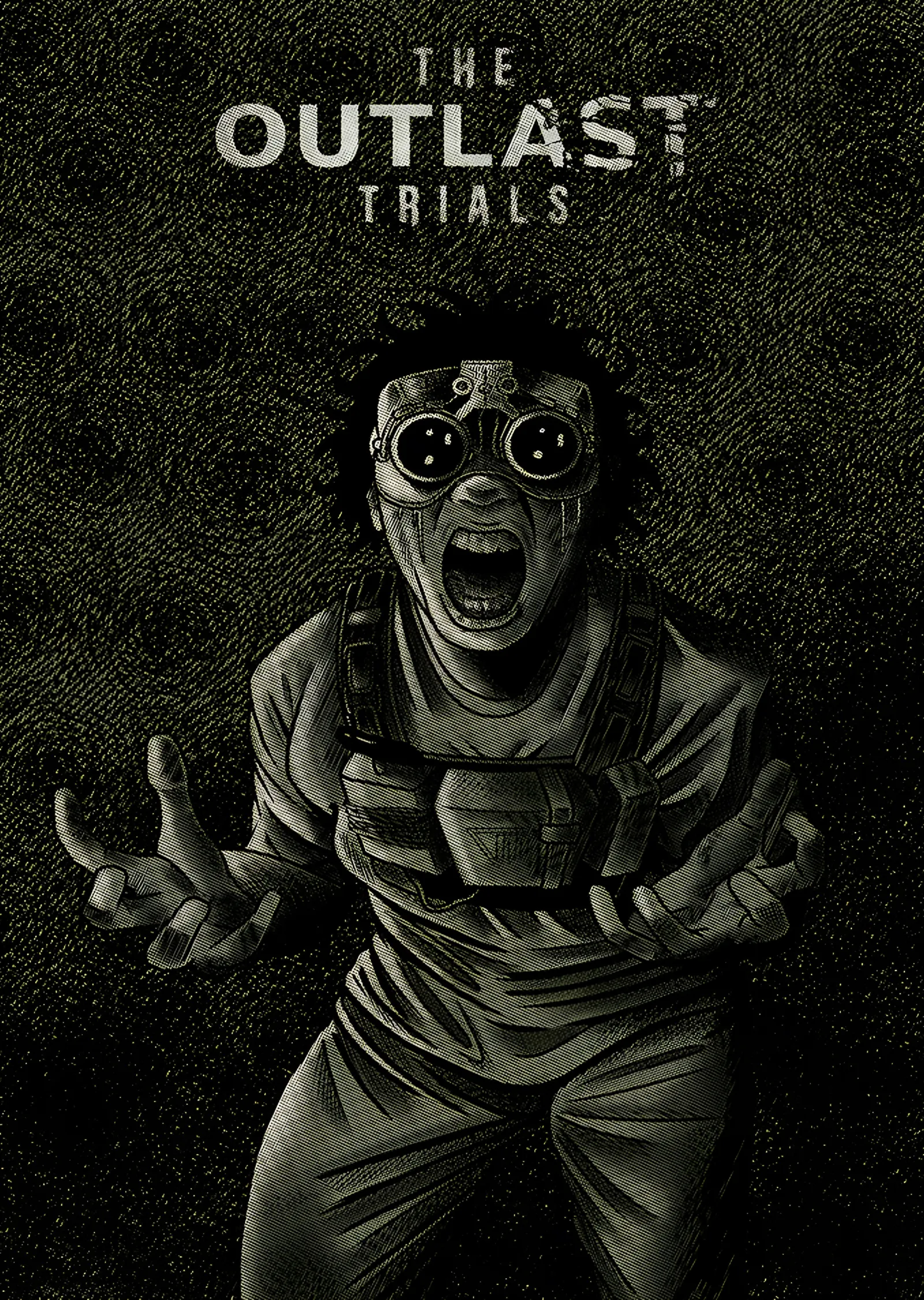 The Outlast Trials: Gözlüklü Çığlık metal tablo