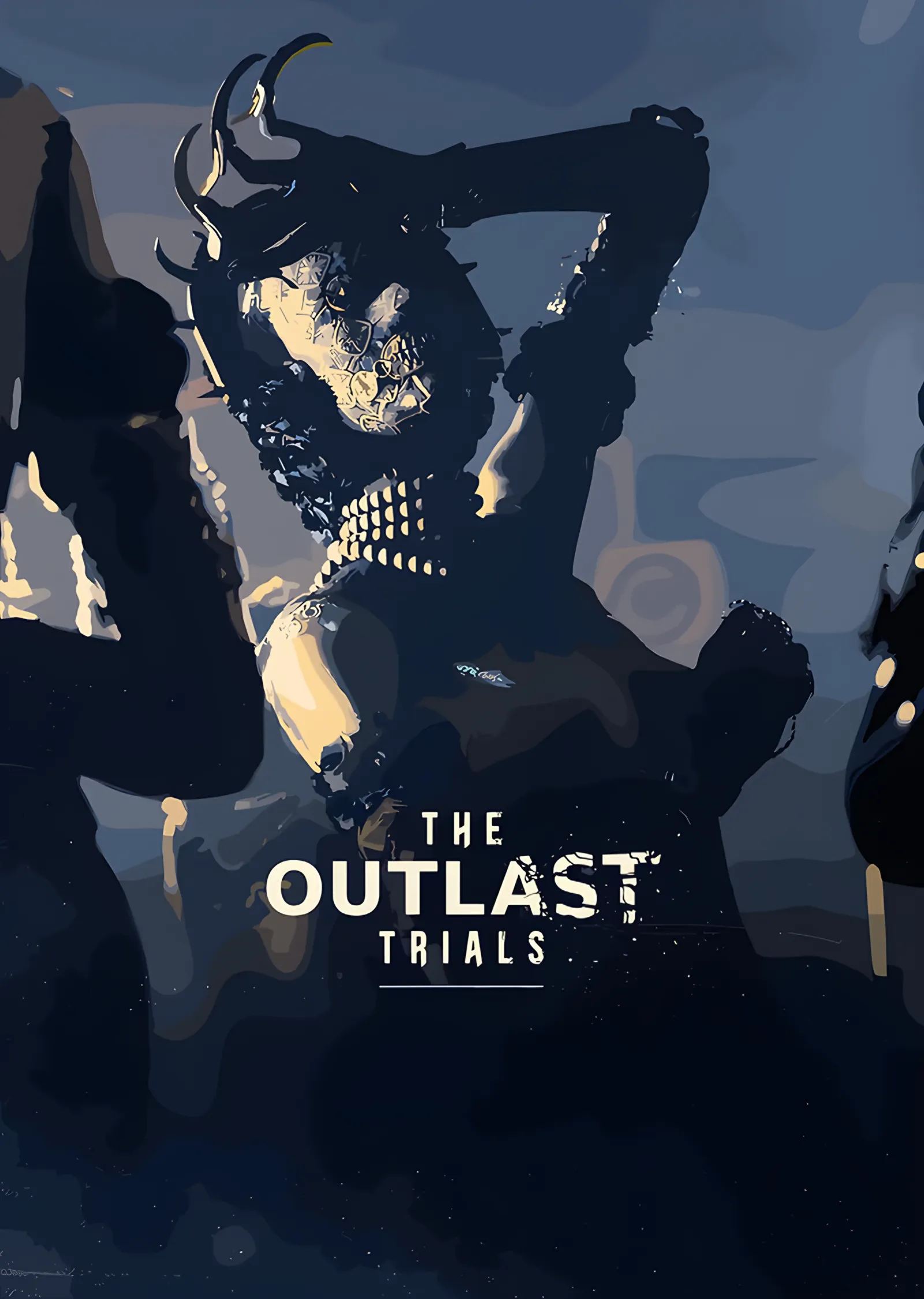 The Outlast Trials: Karanlıktaki Silüet metal tablo