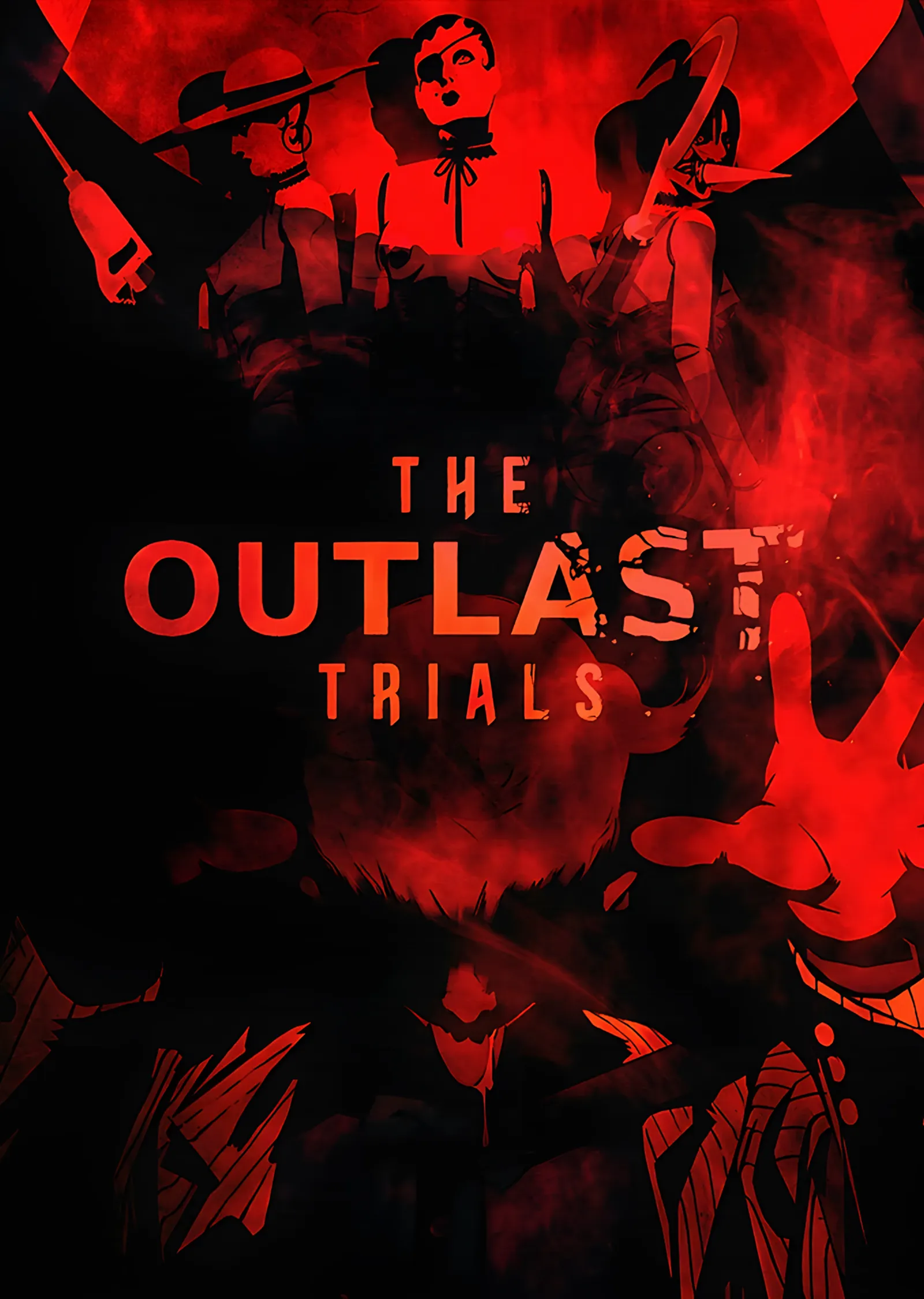 The Outlast Trials: Kızıl Karanlıkta Uzanan Eller metal tablo