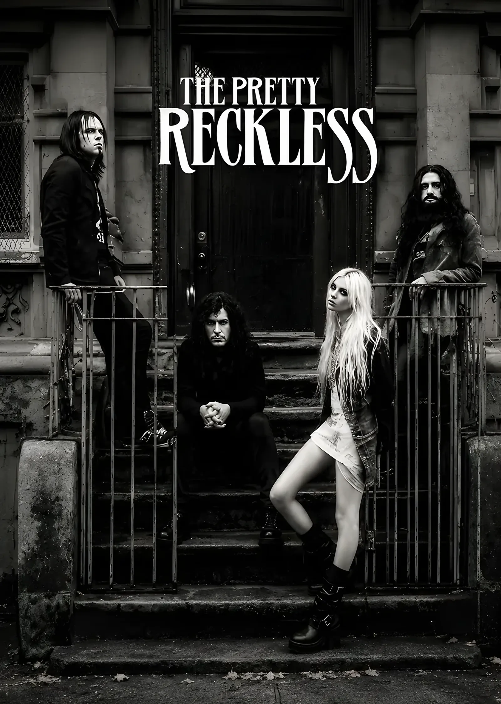 The Pretty Reckless - Merdivende Grup Karesi metal tablo