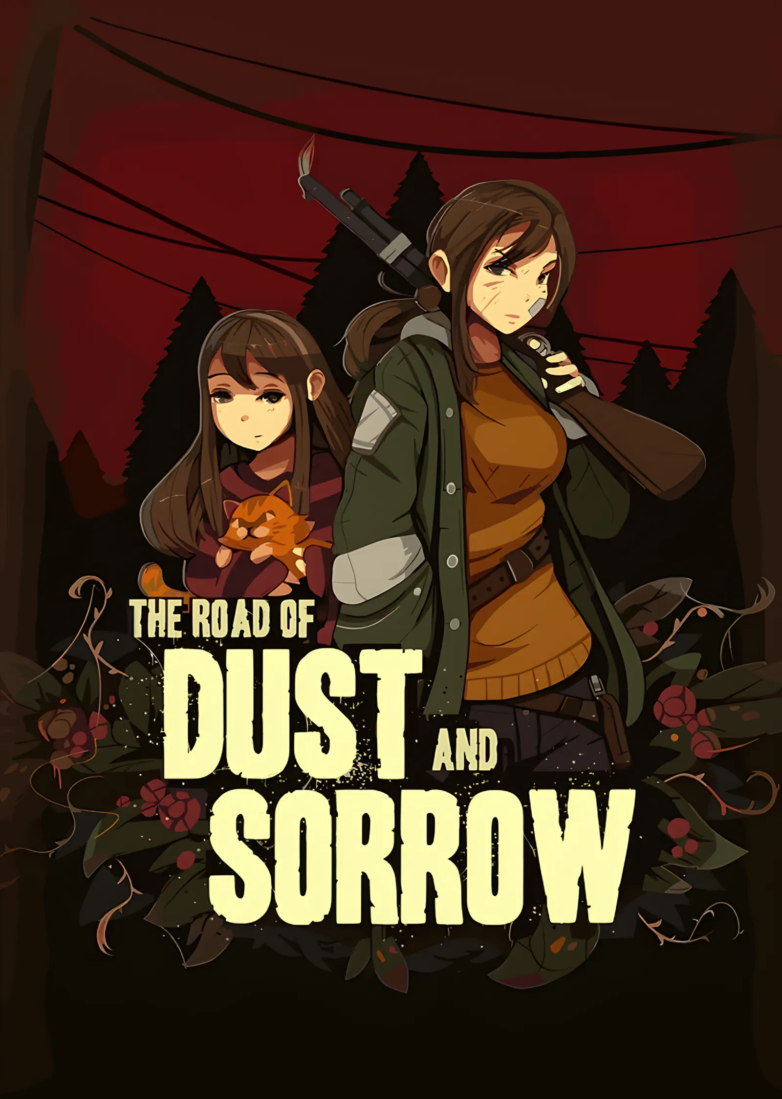 The Road of Dust and Sorrow: Yolda İki Kardeş metal tablo