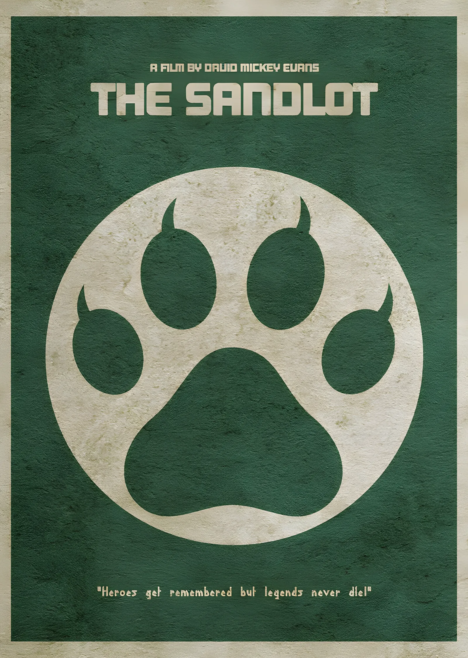 The Sandlot metal tablo
