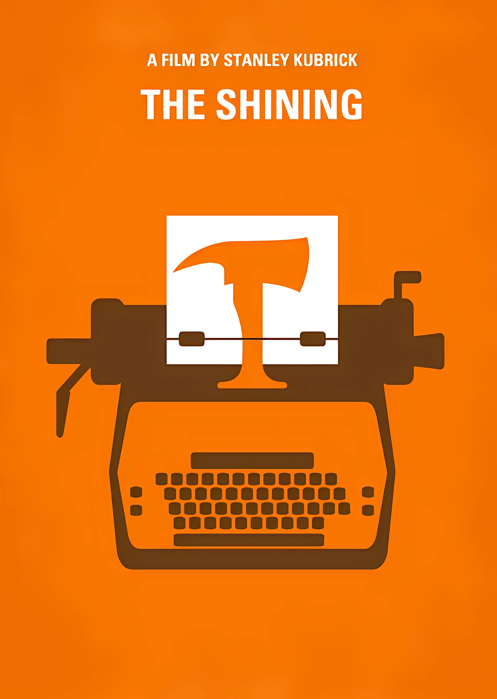 The Shining - Daktilo metal tablo