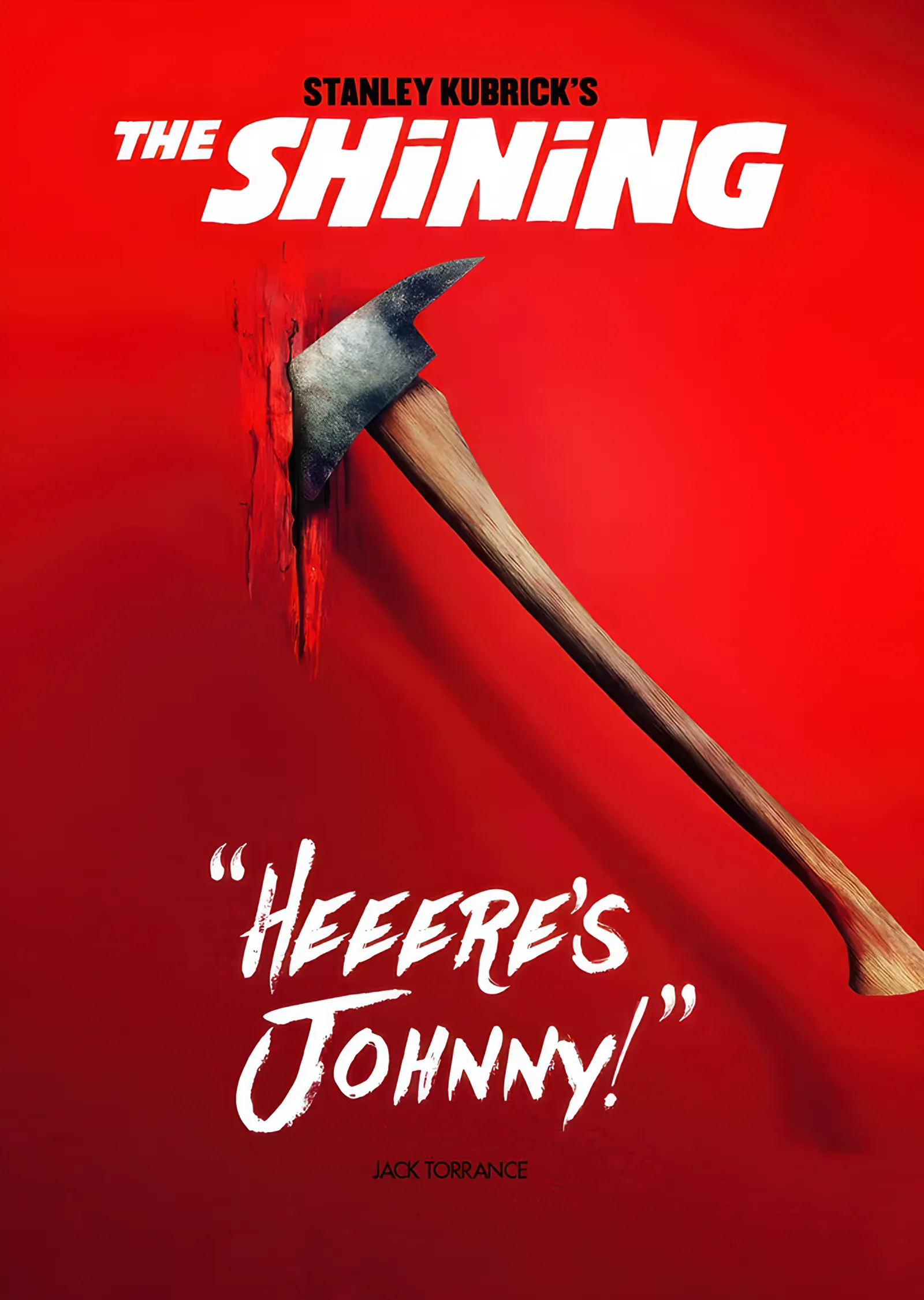 The Shining - Heeere's Johnny metal tablo