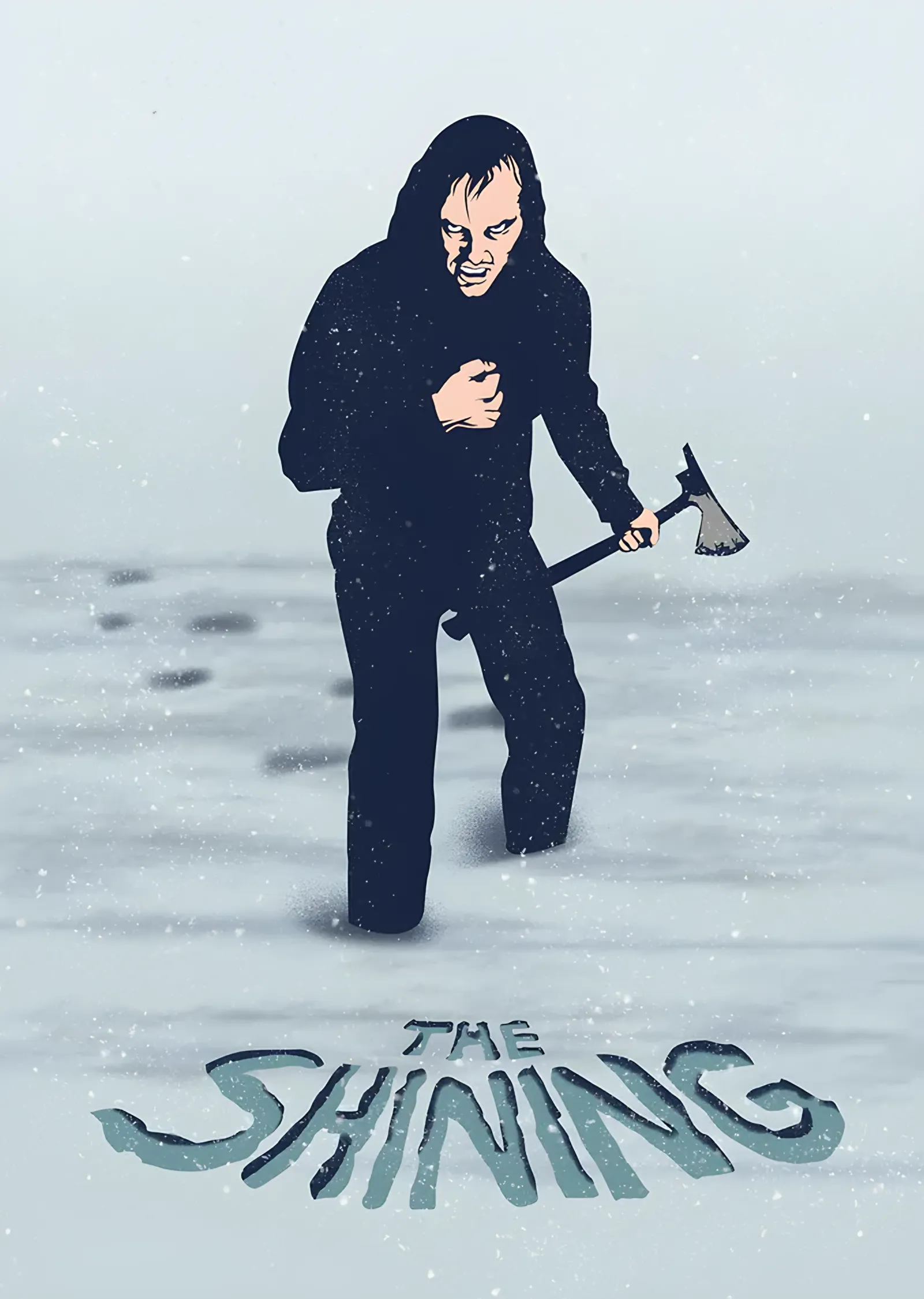 The Shining - Karlı Labirent metal tablo