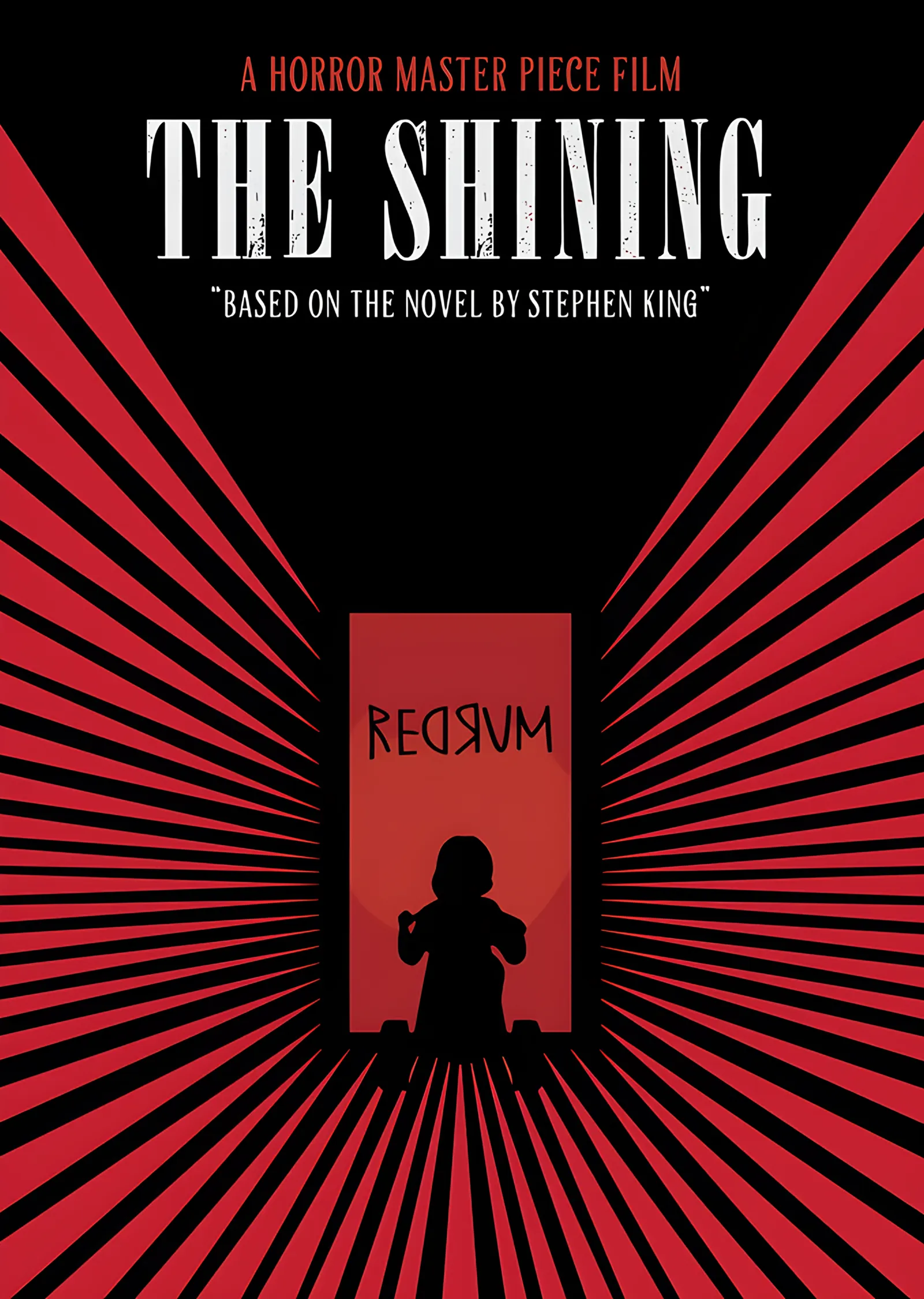 The Shining - Kırmızı Işınlar metal tablo