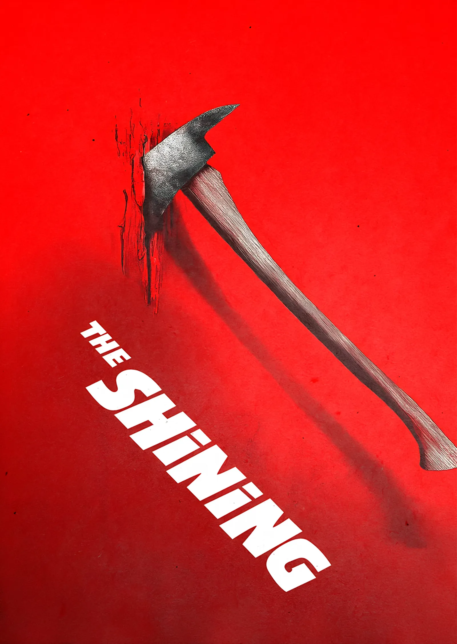 The Shining - Kırmızı Zemin metal tablo