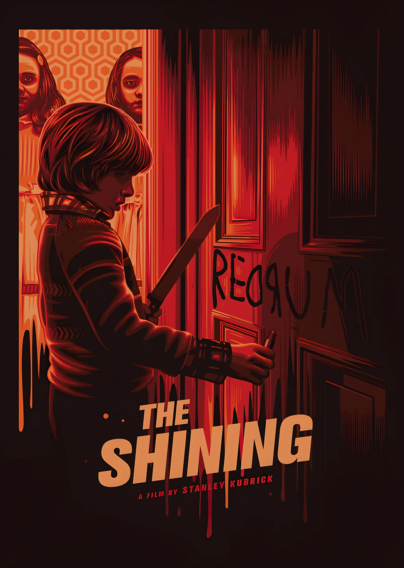 The Shining - Redrum metal tablo