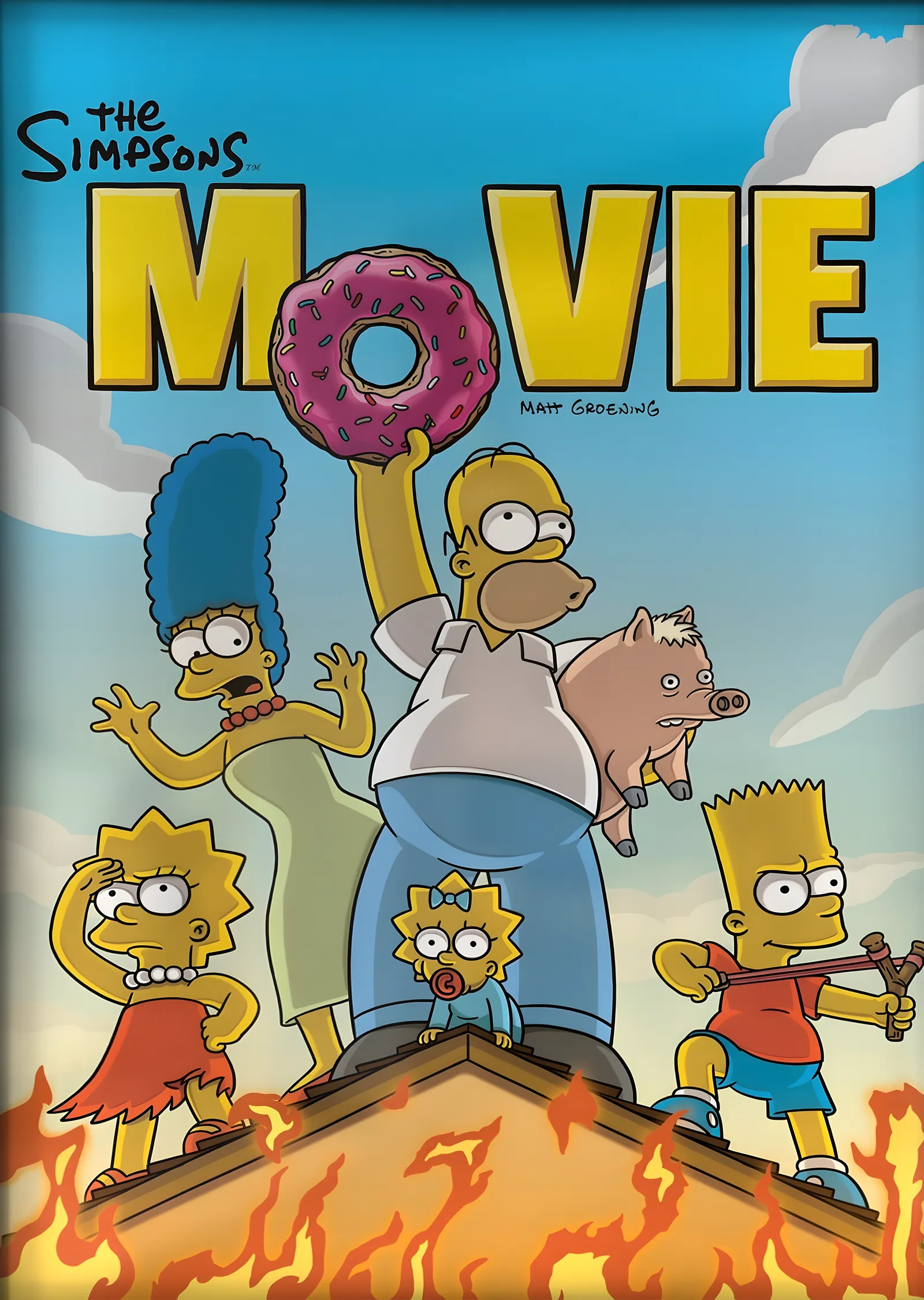 The Simpsons Movie metal tablo
