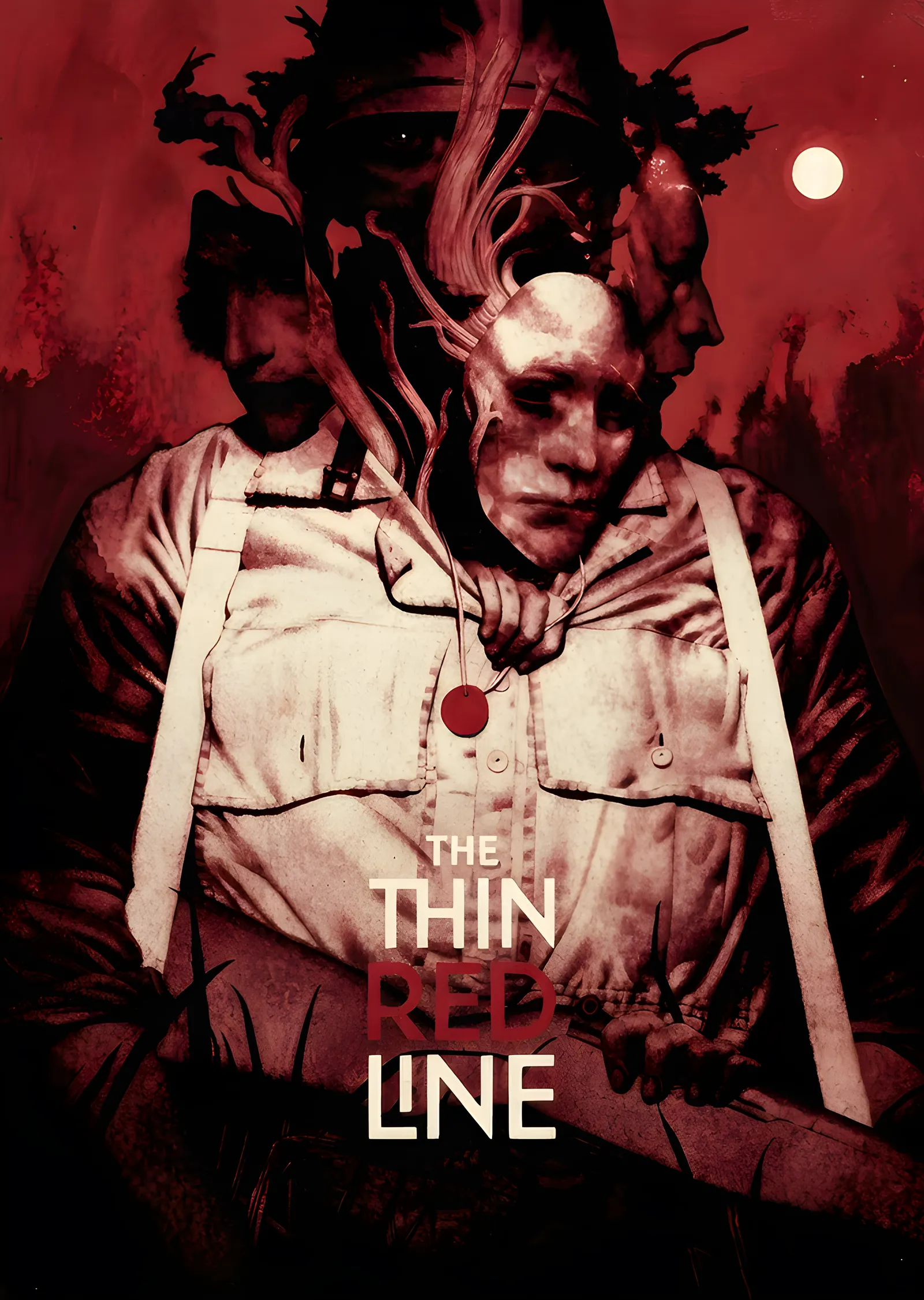 The Thin Red Line - Kızıl Sis metal tablo