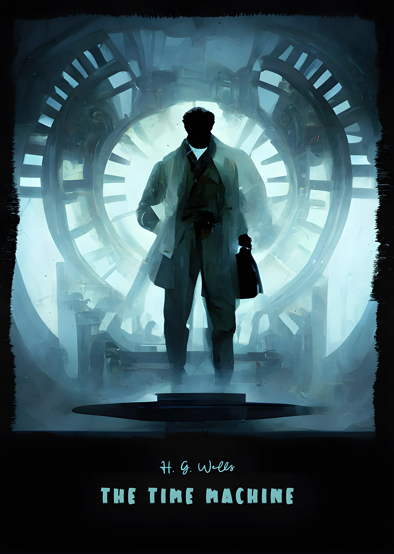 The Time Machine metal tablo