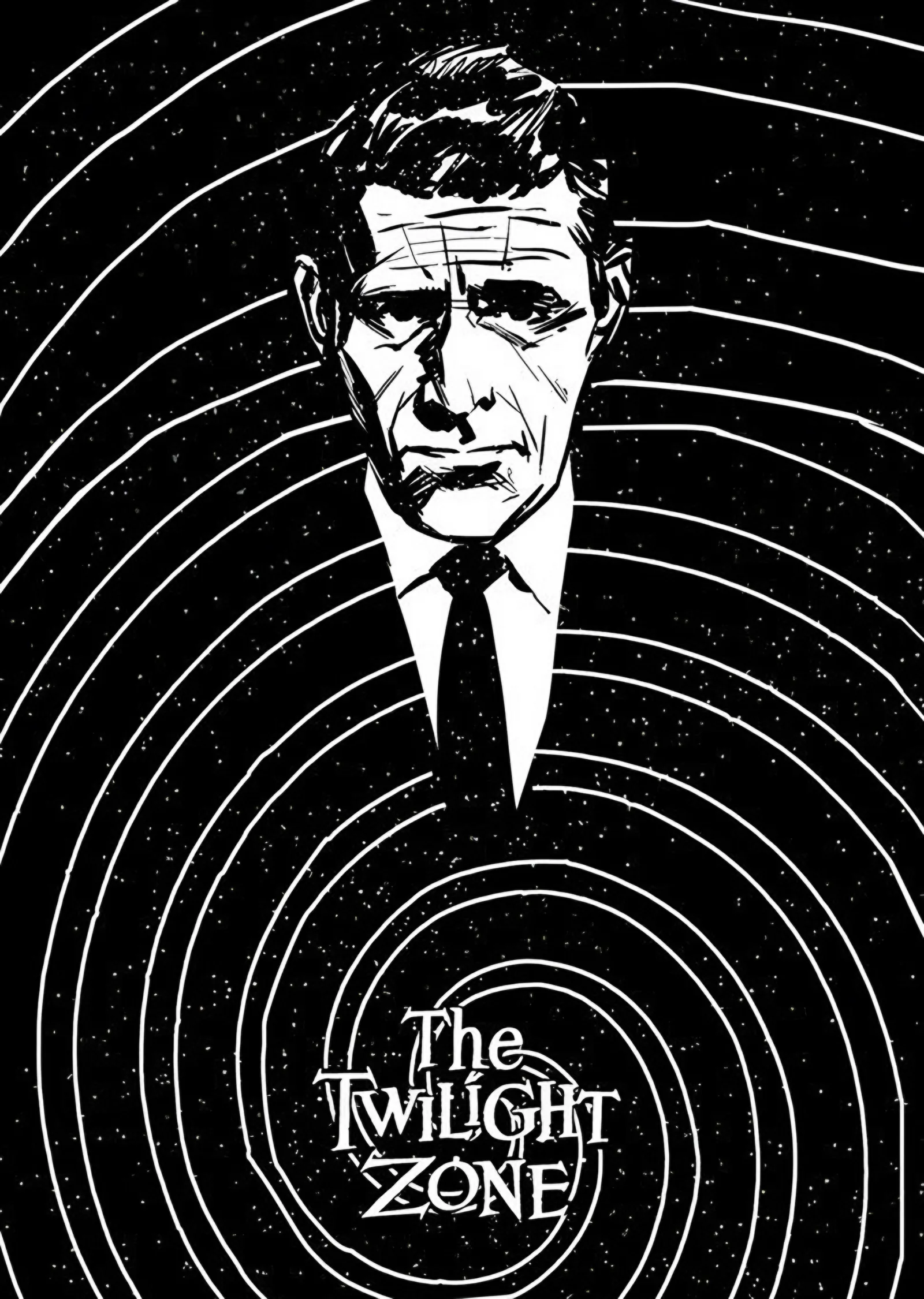 The Twilight Zone - Rod Serling metal tablo