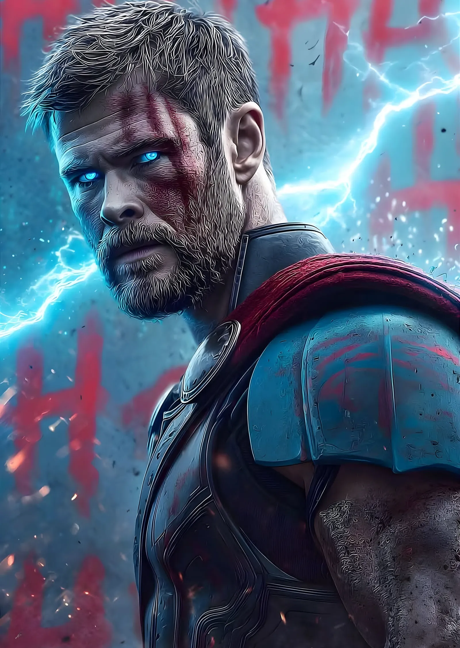 Thor - Şimşekli Bakış metal tablo