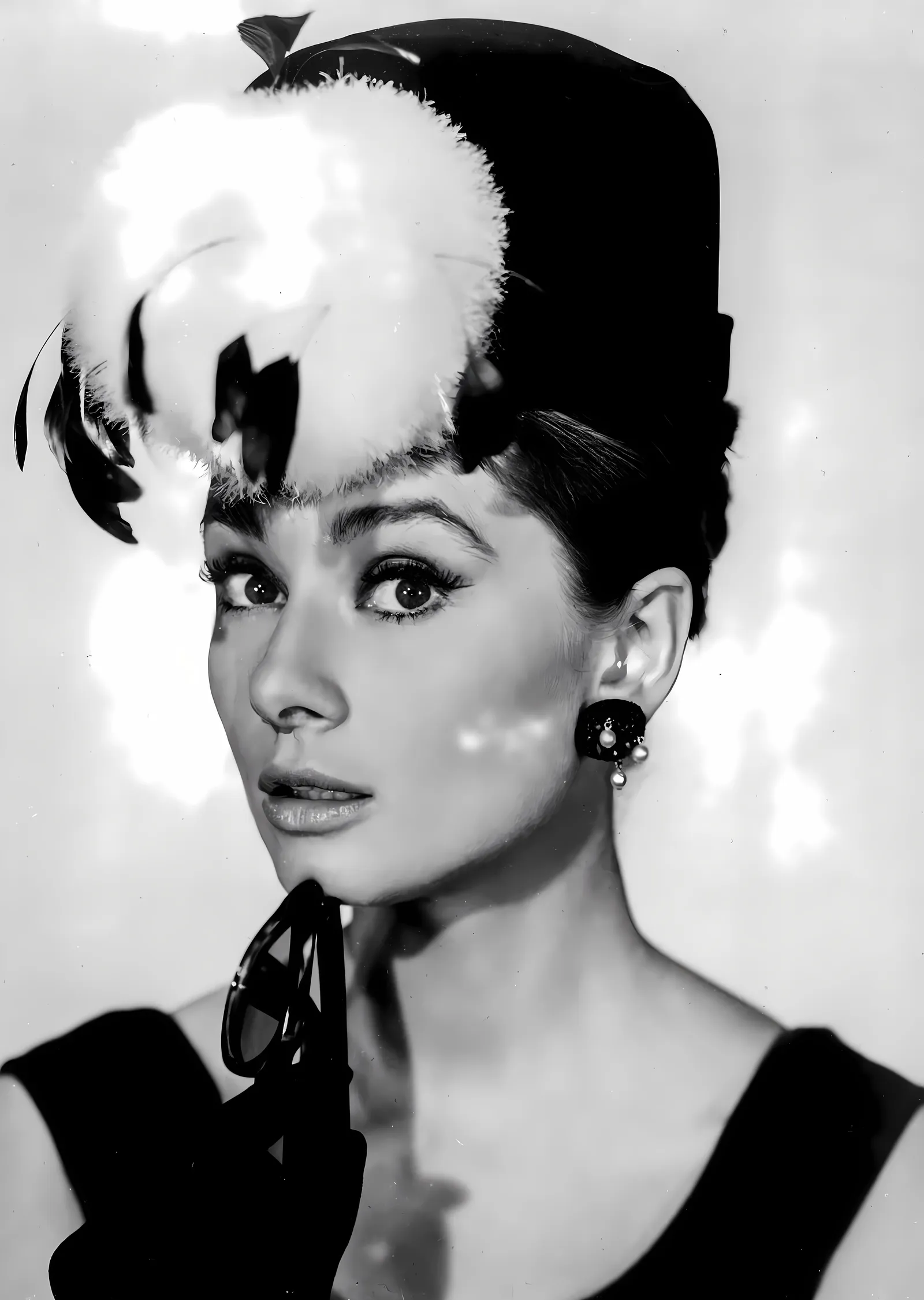 Audrey Hepburn - Breakfast at Tiffany's metal tablo