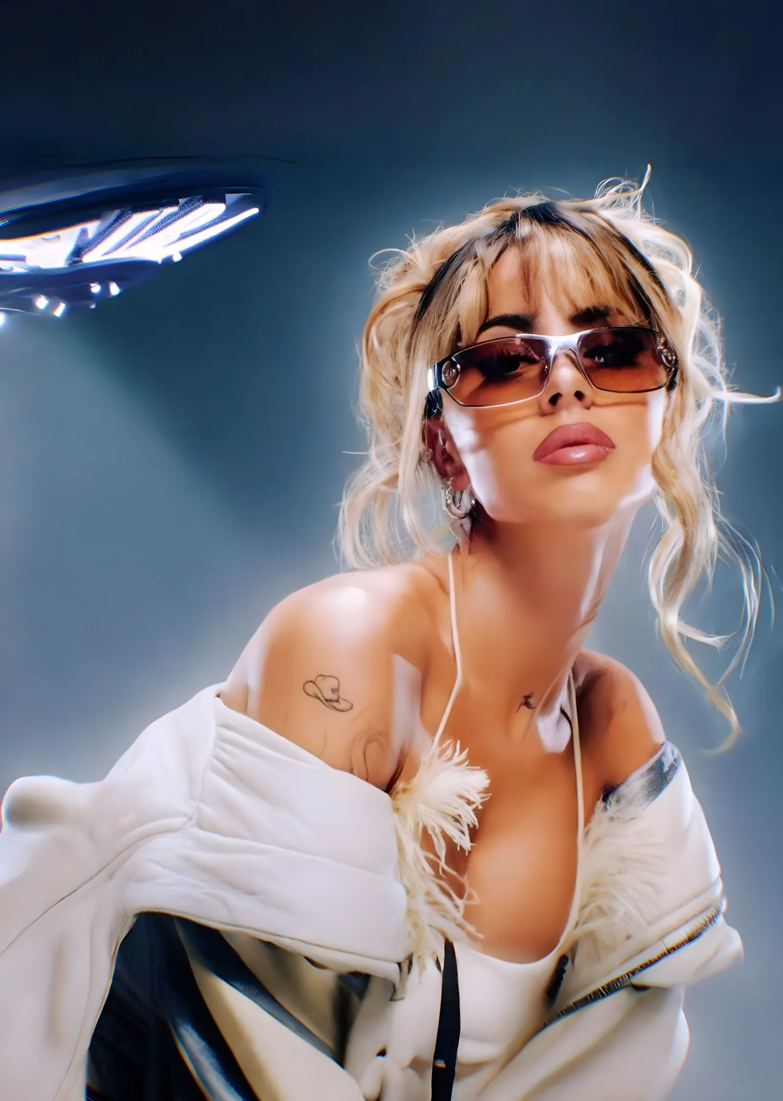 TINI - Uçan Daire Işığı metal tablo