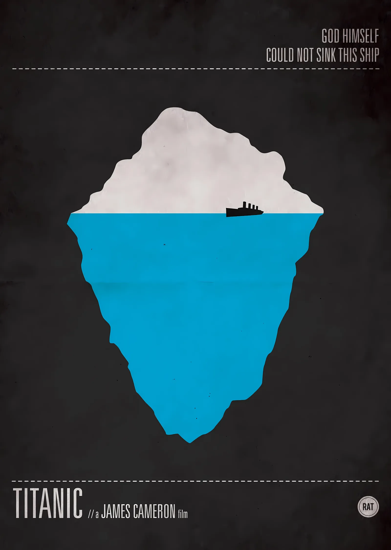 Titanic Film metal tablo