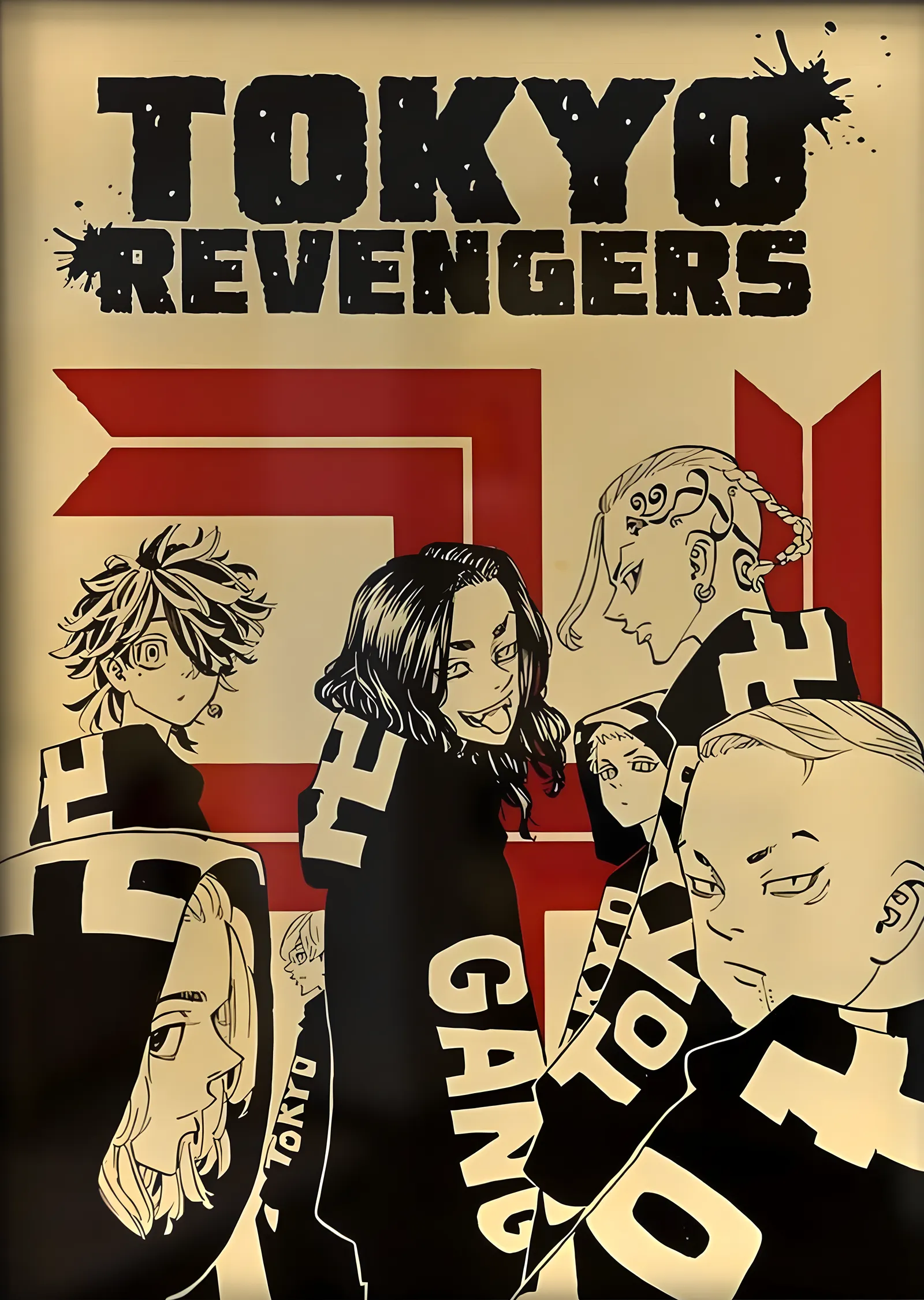 Tokyo Revengers metal tablo