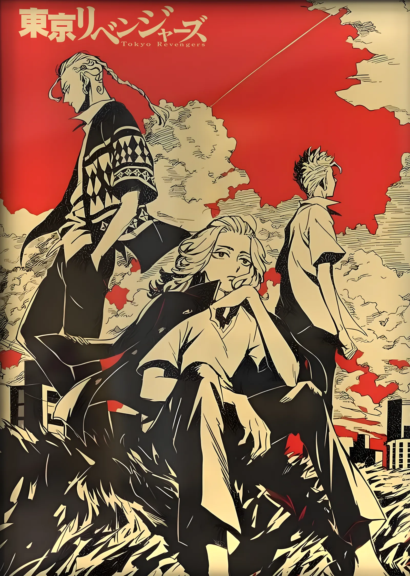 Tokyo Revengers: Retro metal tablo