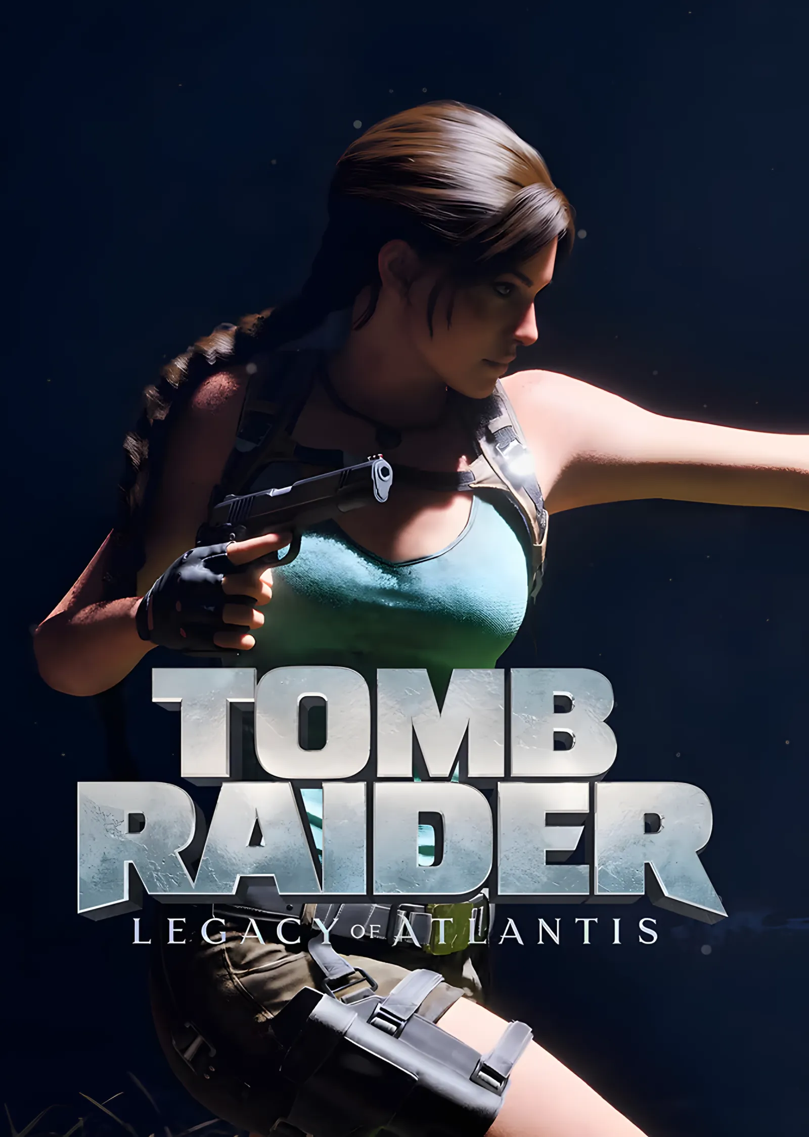 Tomb Raider: Atlantis'te Nişan Alan Lara metal tablo