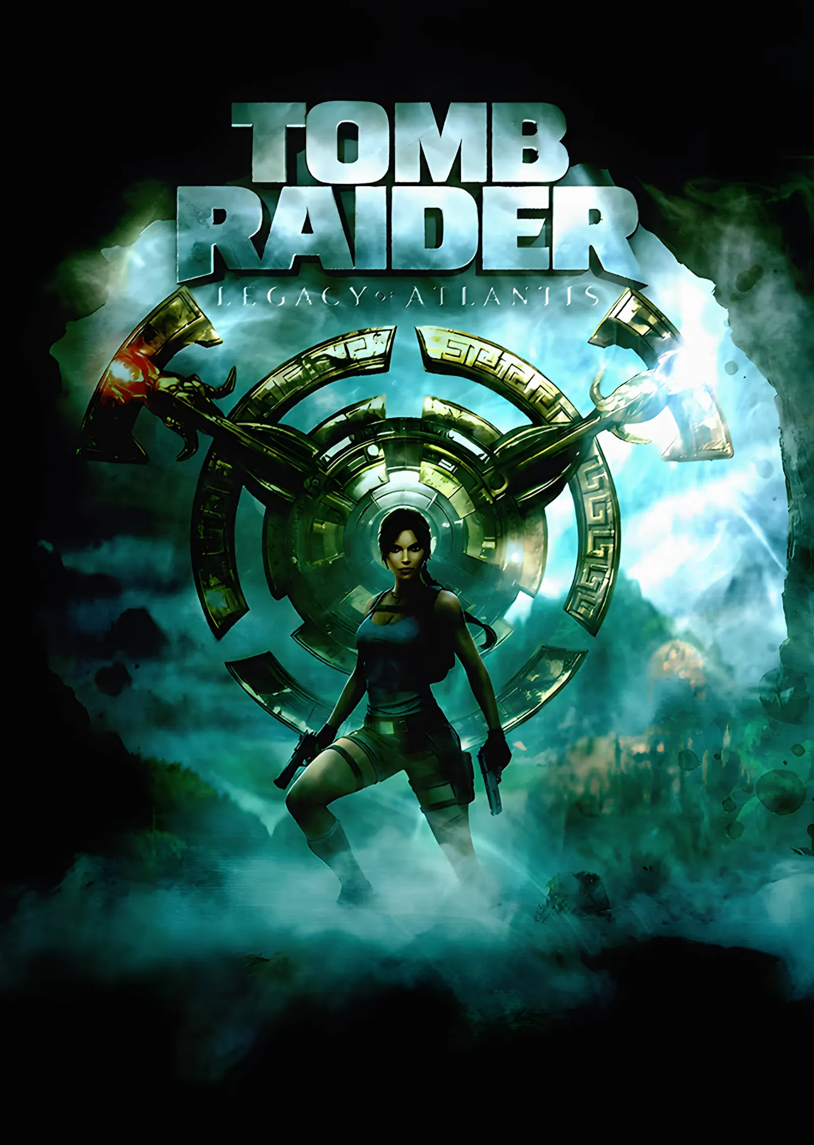 Tomb Raider: Yeşil Çarkta Lara Croft metal tablo