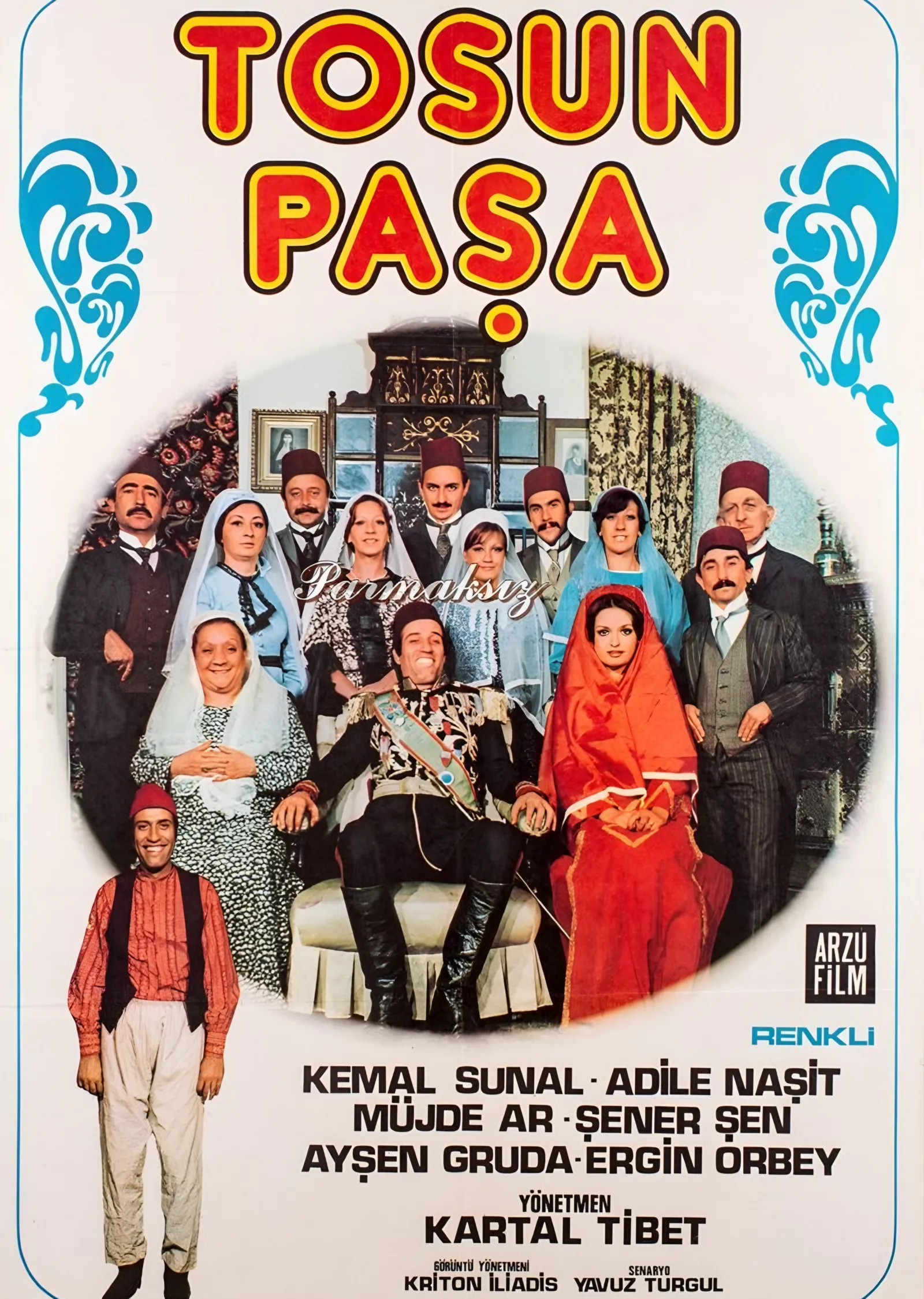 Tosun Paşa - Film Afişi metal tablo