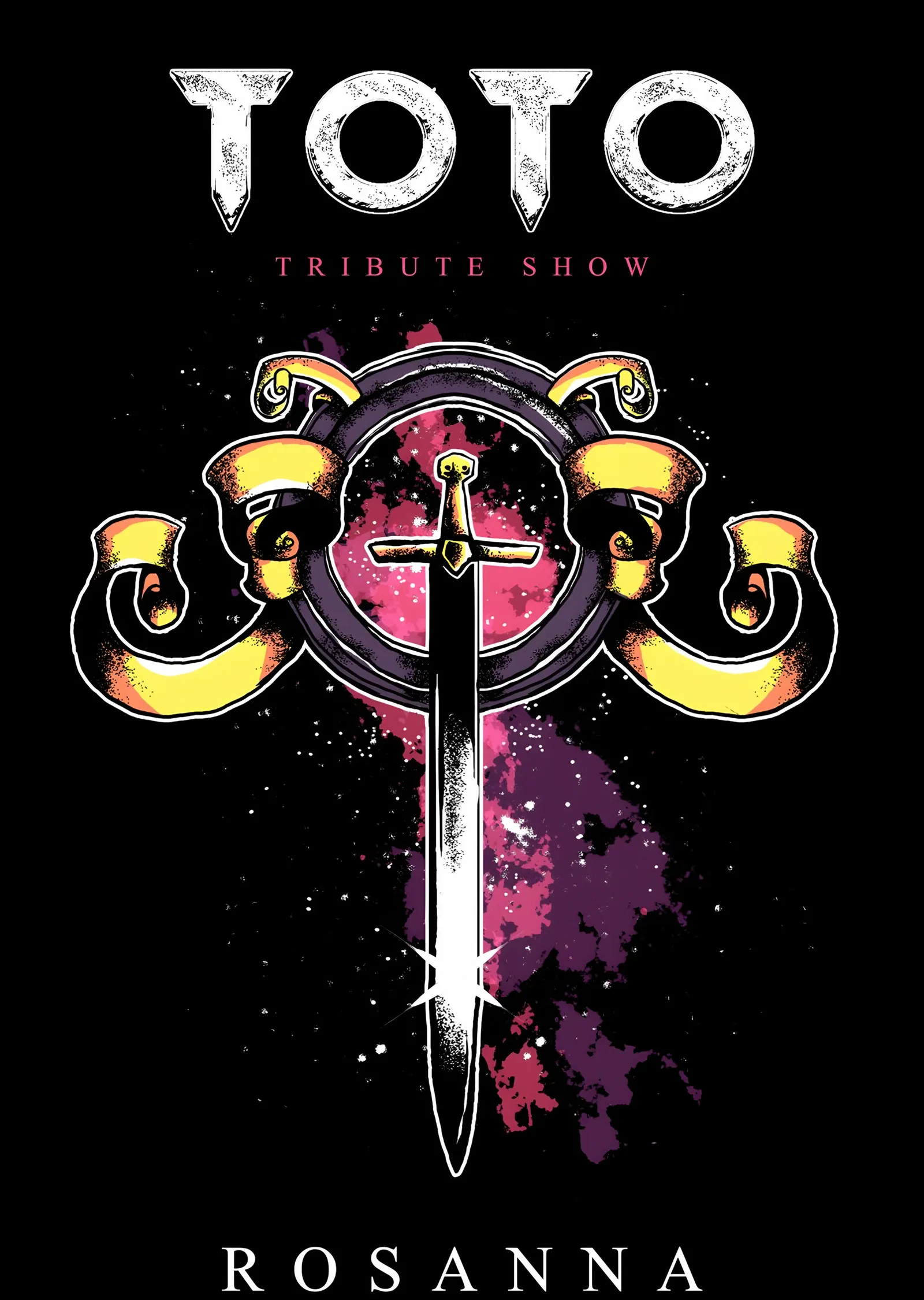 TOTO - Rosanna Tribute metal tablo