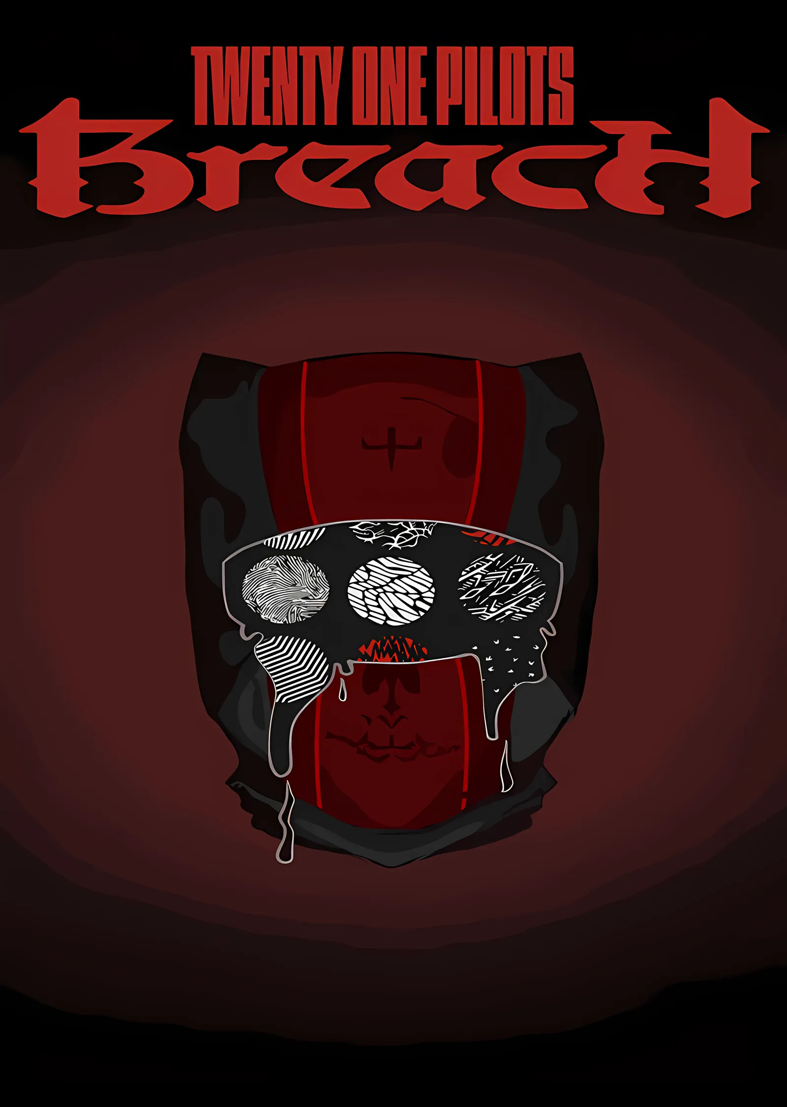 Twenty One Pilots - Breach metal tablo