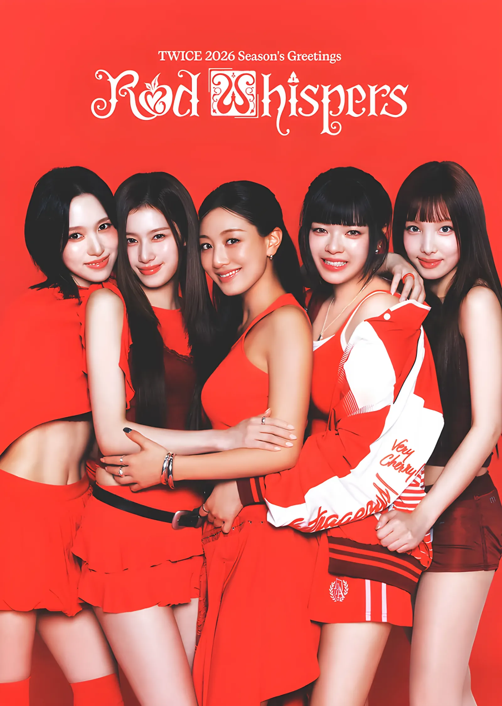 TWICE - Red Whispers metal tablo