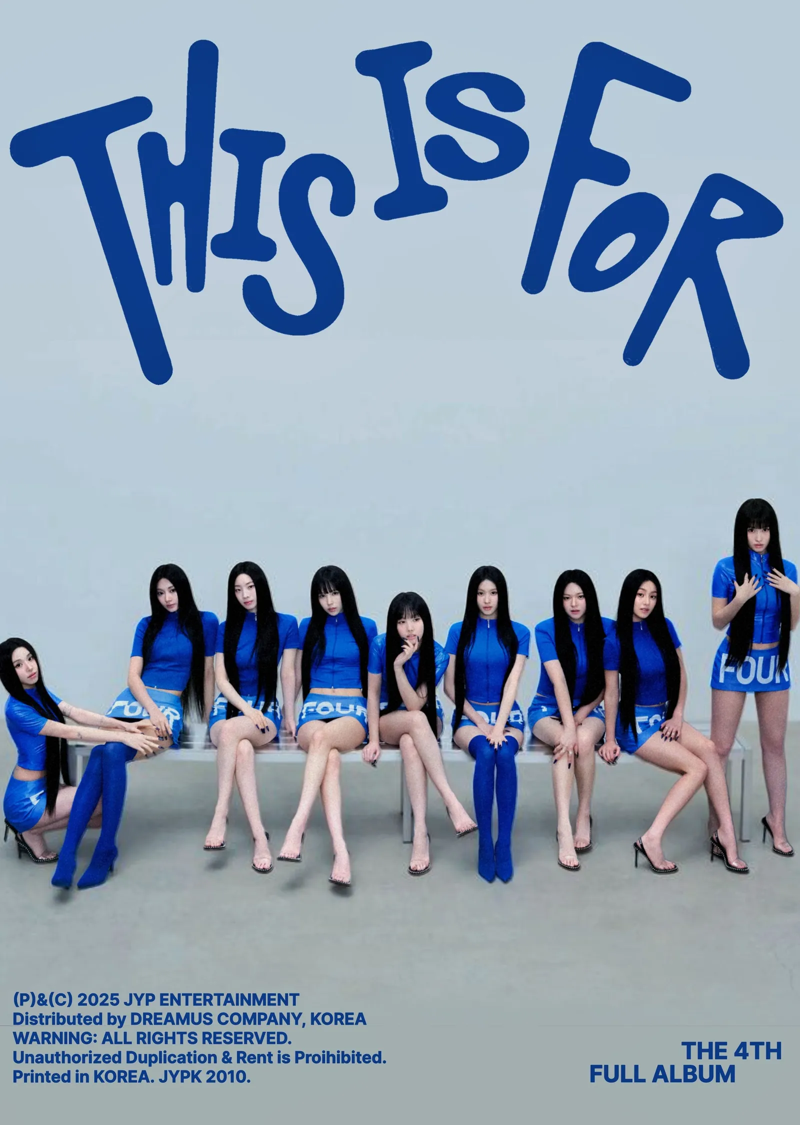 TWICE - This Is For Albüm Karesi metal tablo